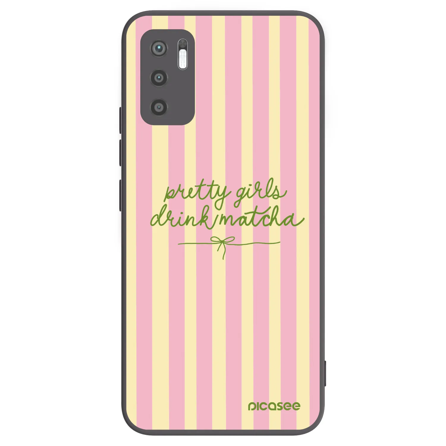 Picasee silikónový čierny obal pre Xiaomi Redmi Note 10 5G - Pretty matcha