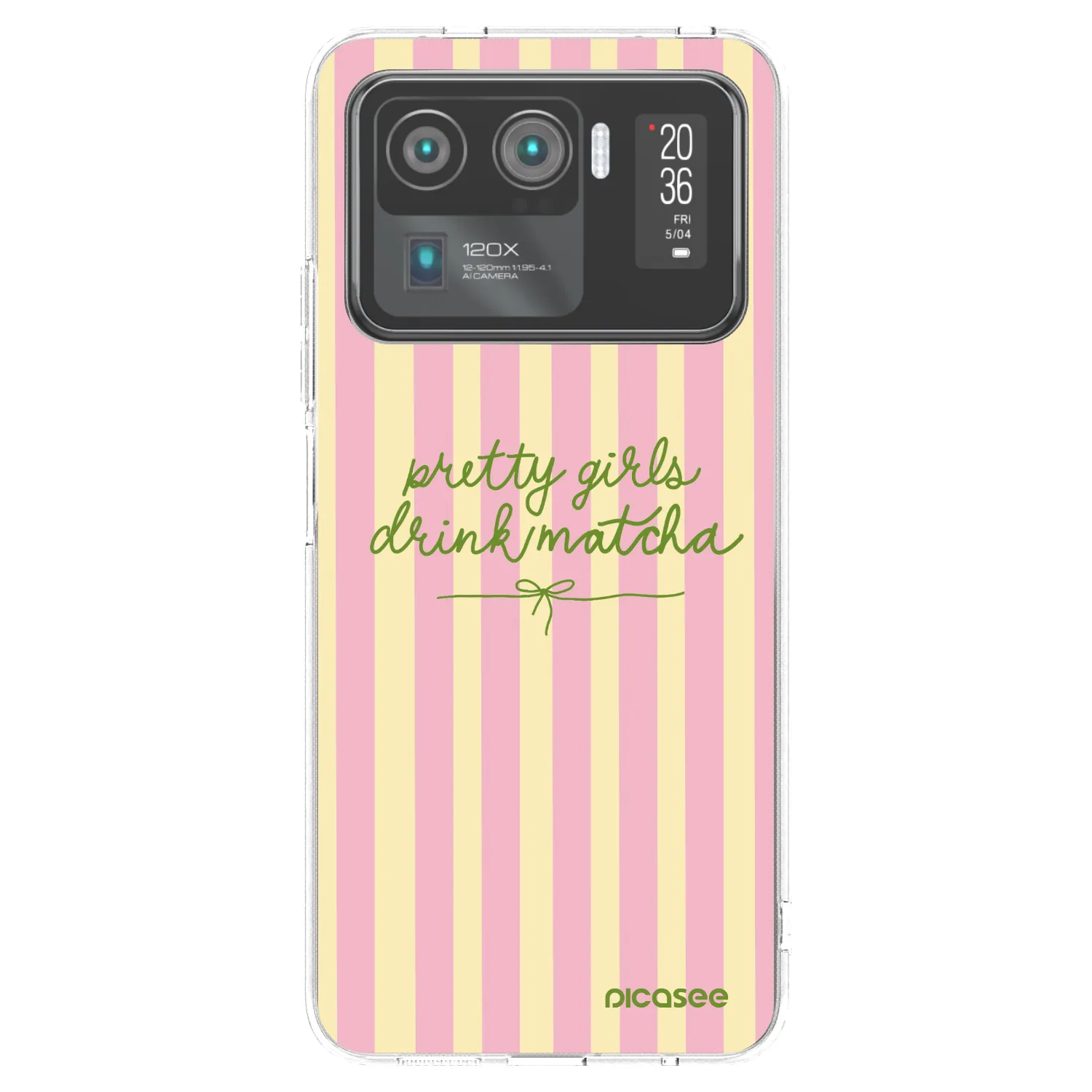 Picasee silikónový prehľadný obal pre Xiaomi Mi 11 Ultra - Pretty matcha