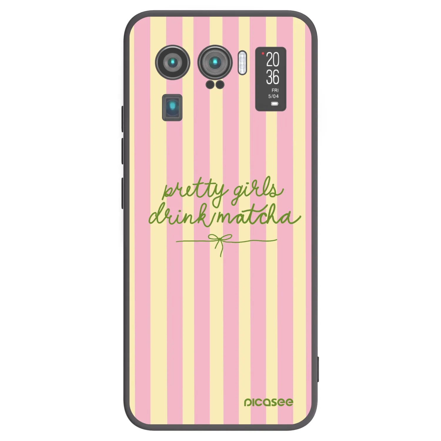 Picasee silikónový čierny obal pre Xiaomi Mi 11 Ultra - Pretty matcha