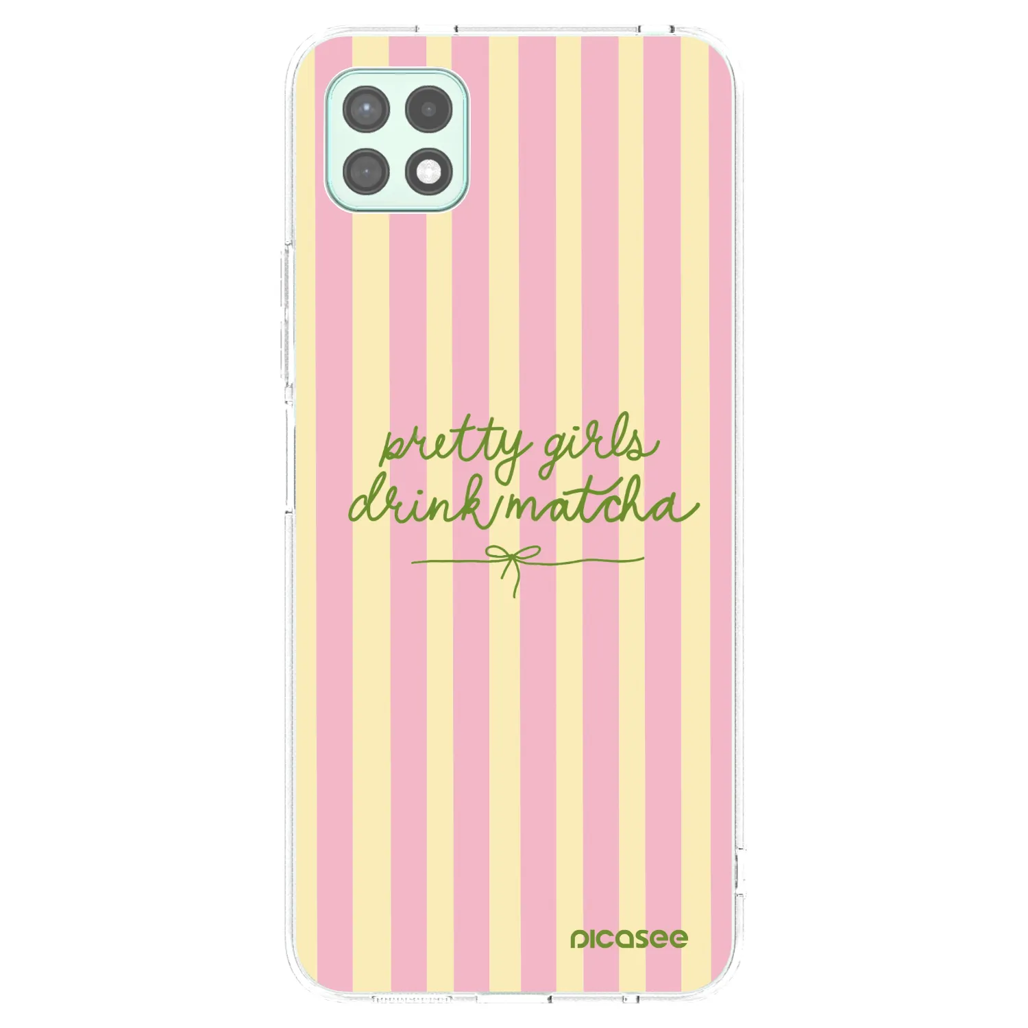 Picasee silikónový prehľadný obal pre Samsung Galaxy A22 A226B 5G - Pretty matcha