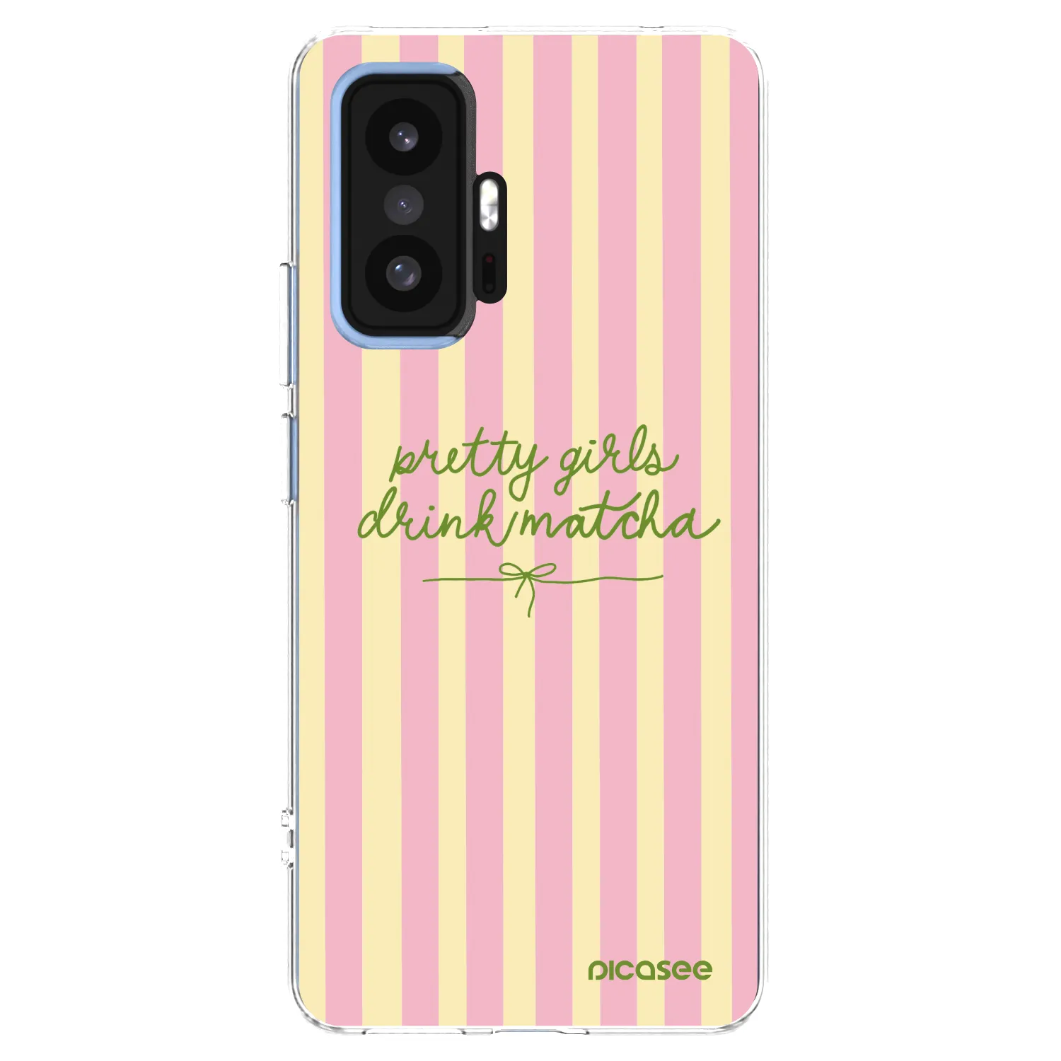 Picasee silikónový prehľadný obal pre Xiaomi 11T Pro - Pretty matcha