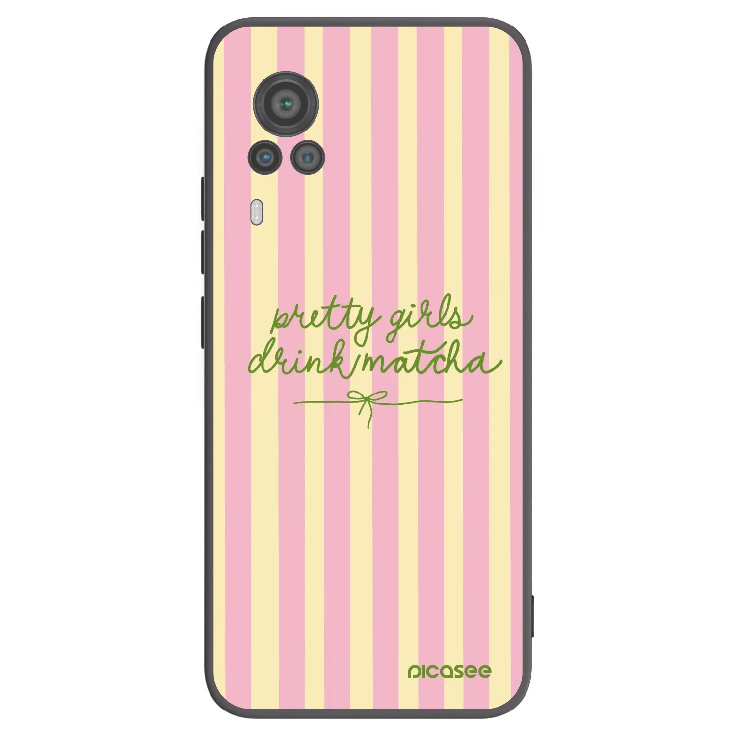 Picasee silikónový čierny obal pre Vivo X60 Pro 5G - Pretty matcha