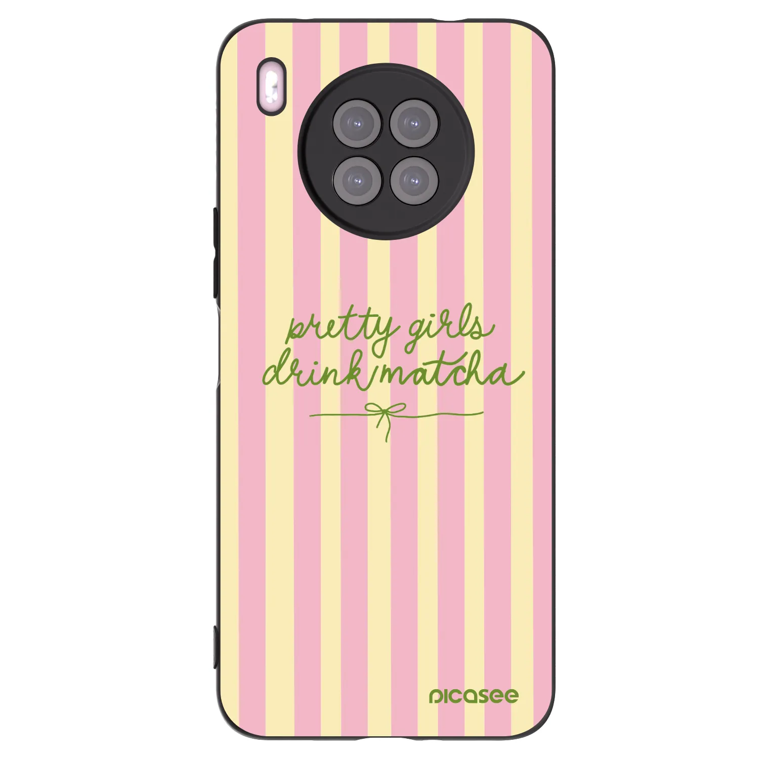 Picasee silikónový čierny obal pre Huawei Nova 8i - Pretty matcha