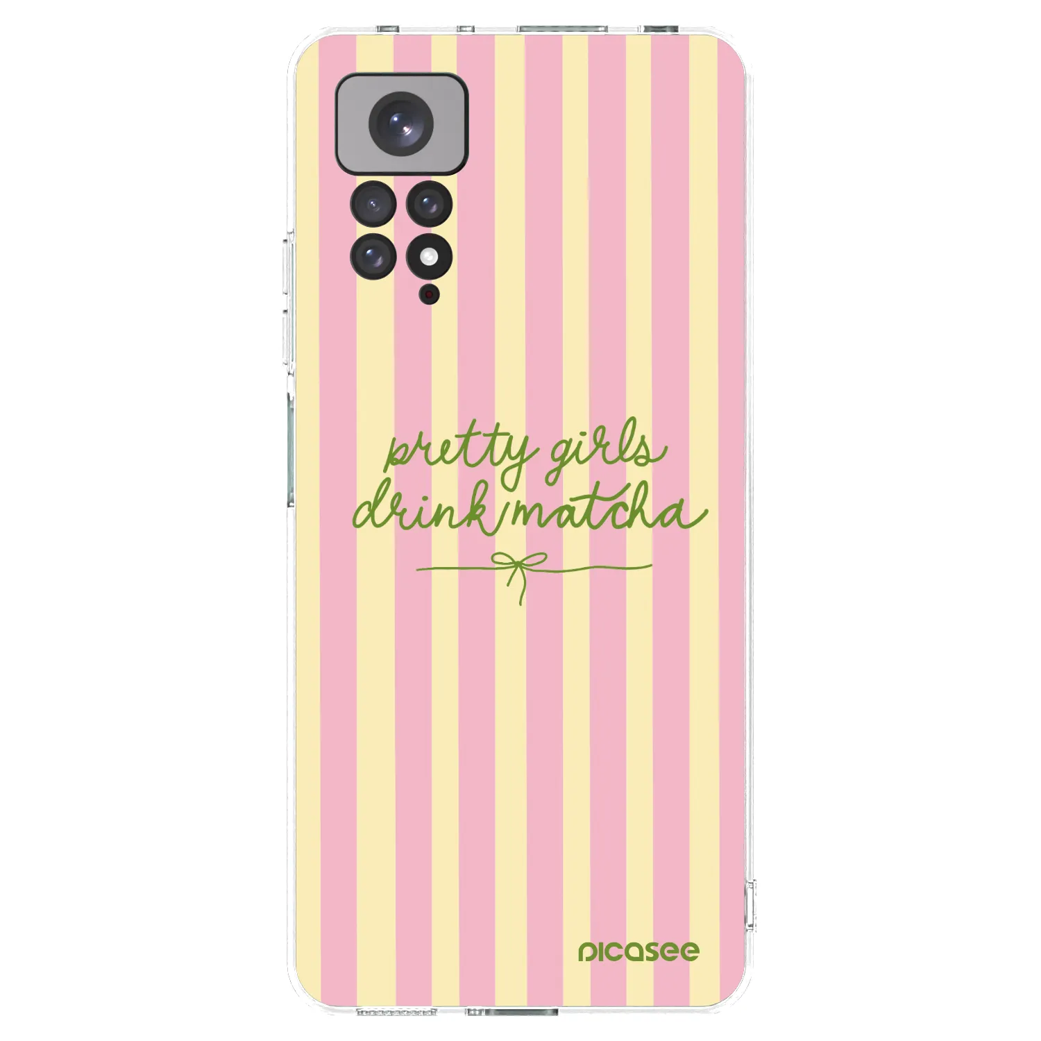 Picasee silikónový prehľadný obal pre Xiaomi Redmi Note 11S 4G - Pretty matcha