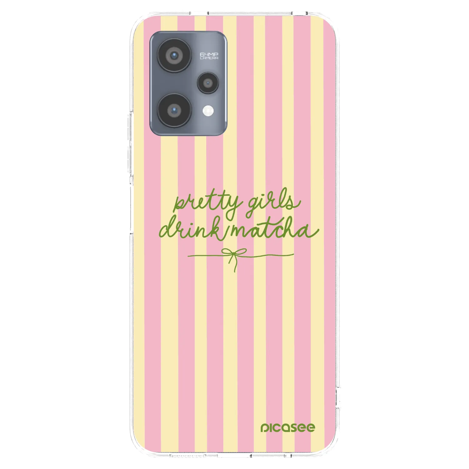 Picasee silikónový prehľadný obal pre Realme 9 Pro 5G - Pretty matcha