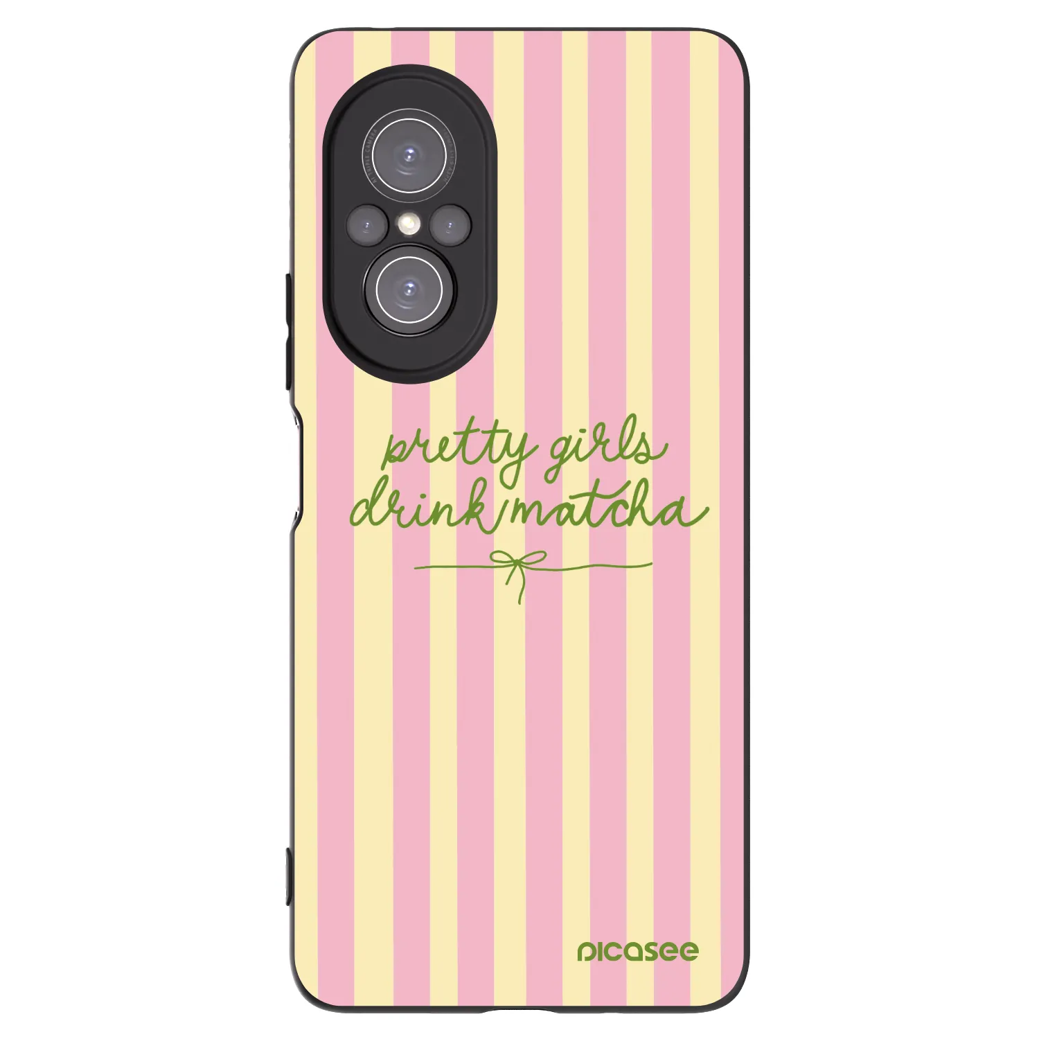 Picasee silikónový čierny obal pre Huawei Nova 9 SE - Pretty matcha