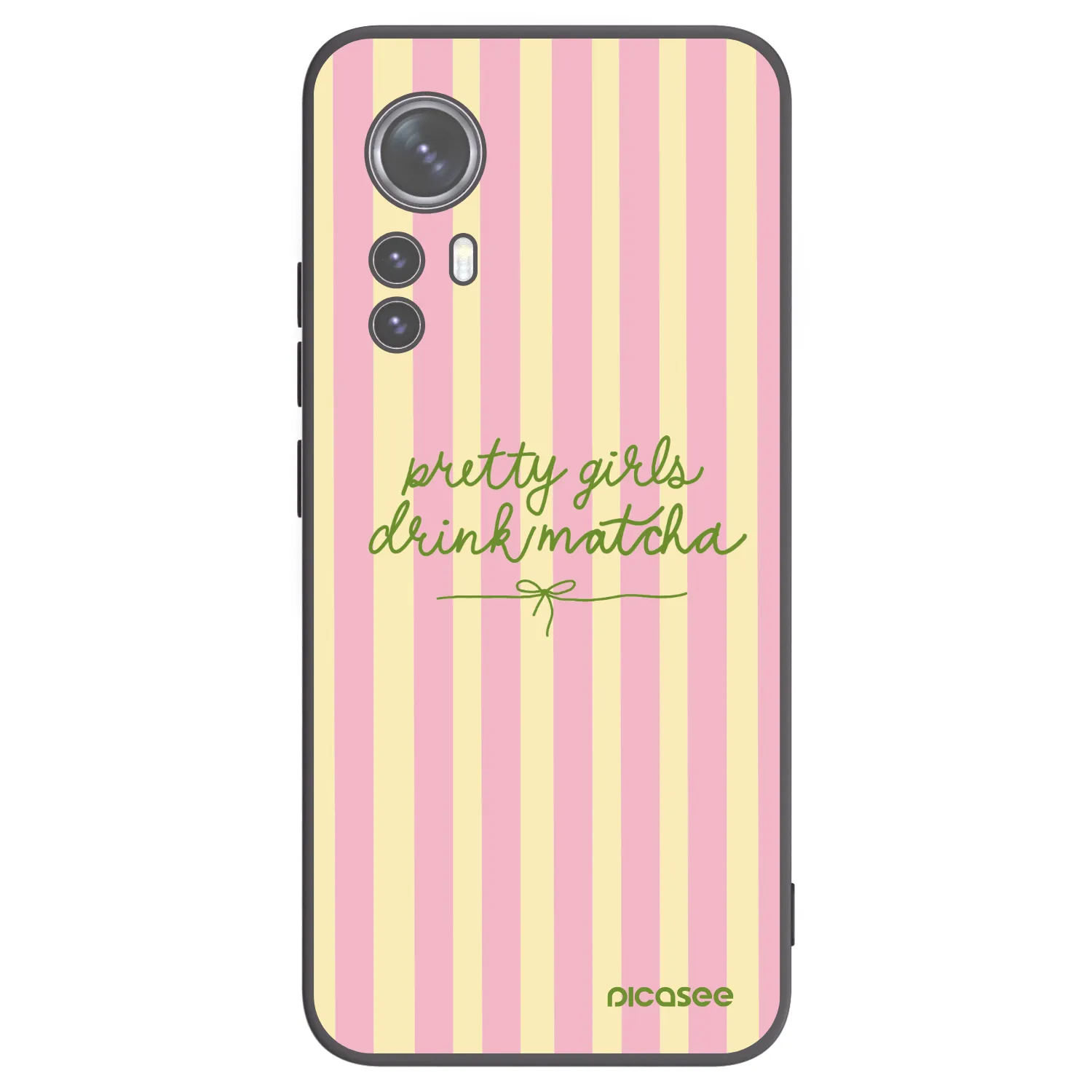 Picasee silikónový čierny obal pre Xiaomi 12 - Pretty matcha