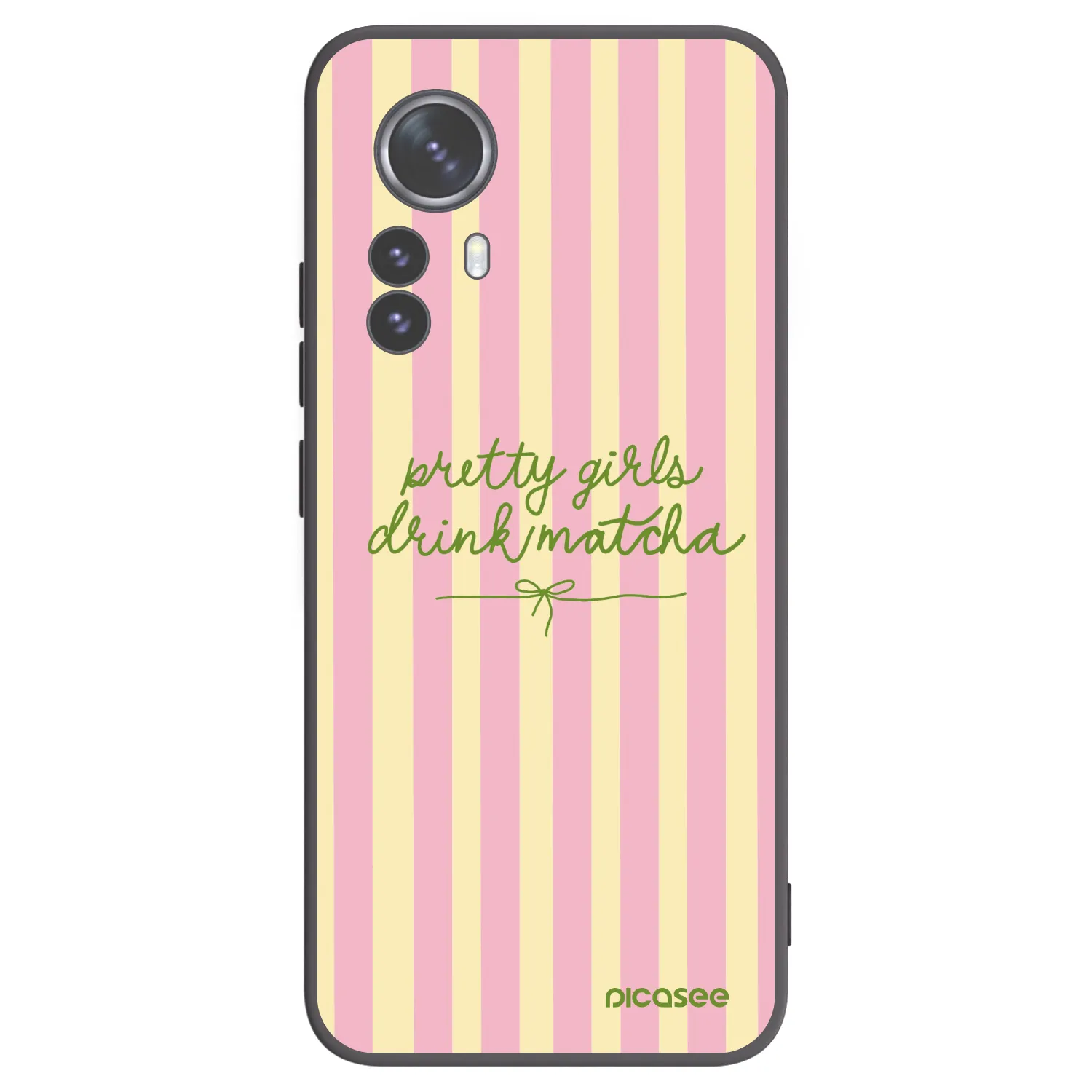 Picasee silikónový čierny obal pre Xiaomi 12 Pro - Pretty matcha