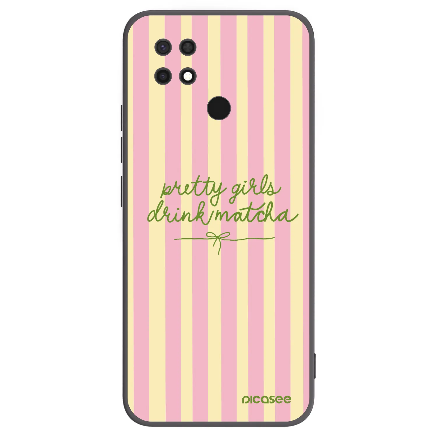 Picasee silikónový čierny obal pre Xiaomi Redmi 10C - Pretty matcha