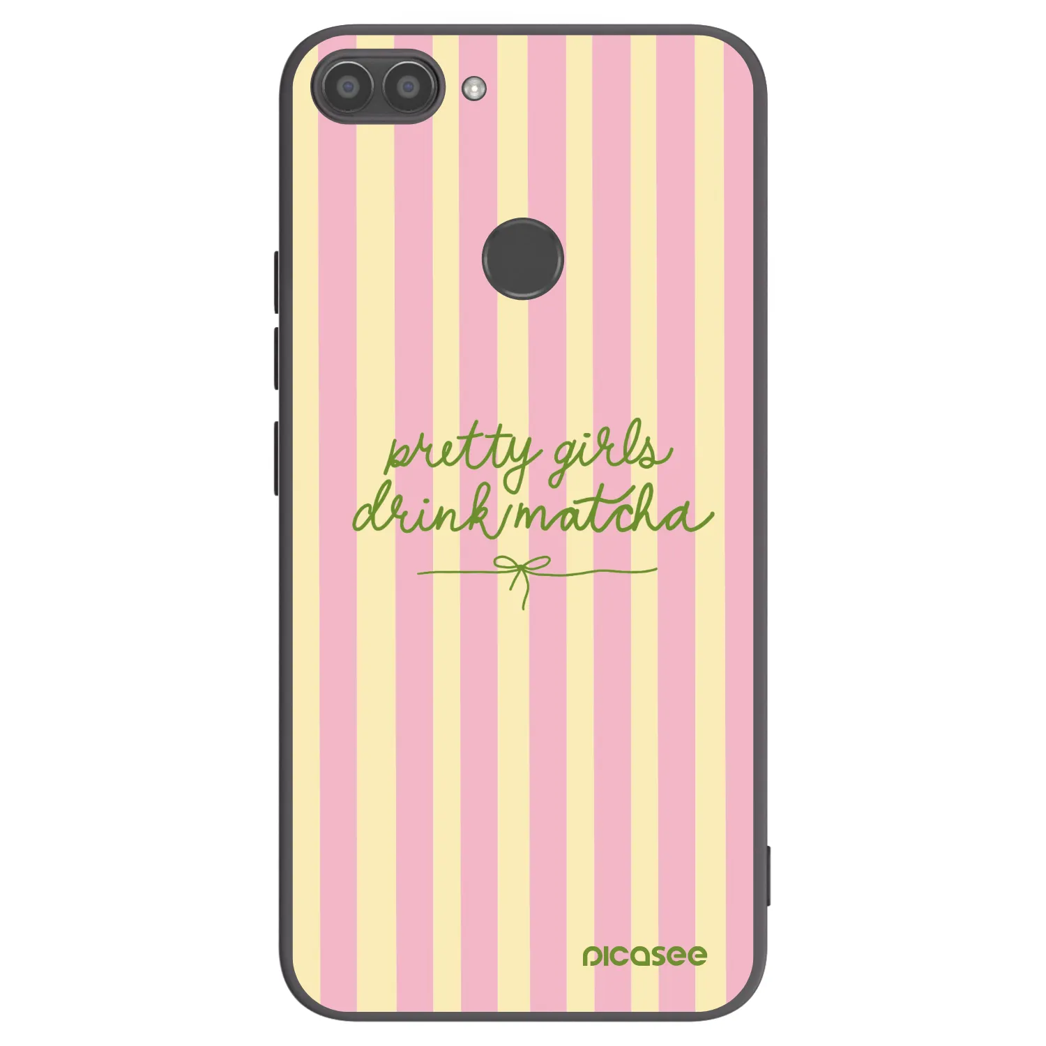 Picasee silikónový čierny obal pre Huawei P Smart - Pretty matcha
