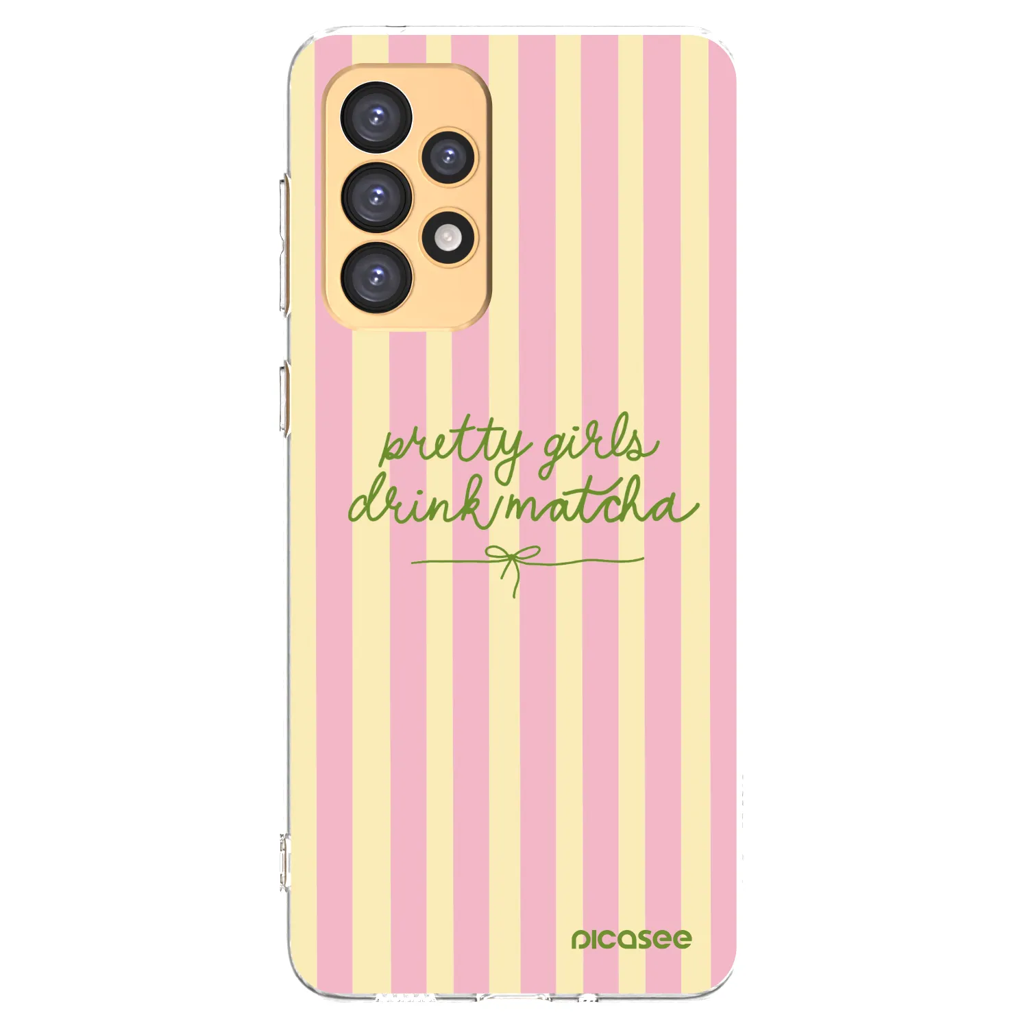 Picasee silikónový prehľadný obal pre Samsung Galaxy A33 5G A336 - Pretty matcha