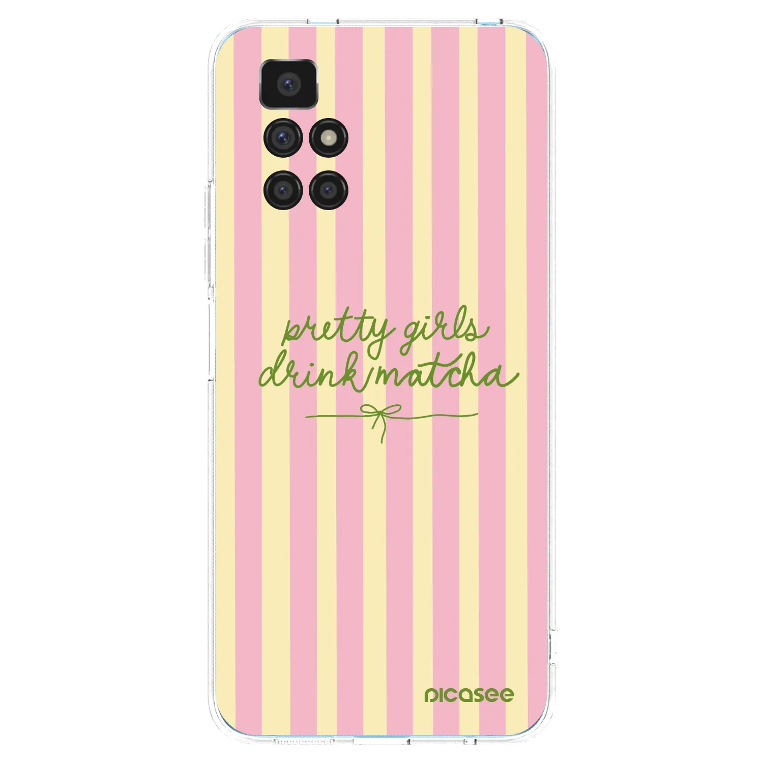 Picasee silikónový prehľadný obal pre Xiaomi Redmi 10 (2022) - Pretty matcha