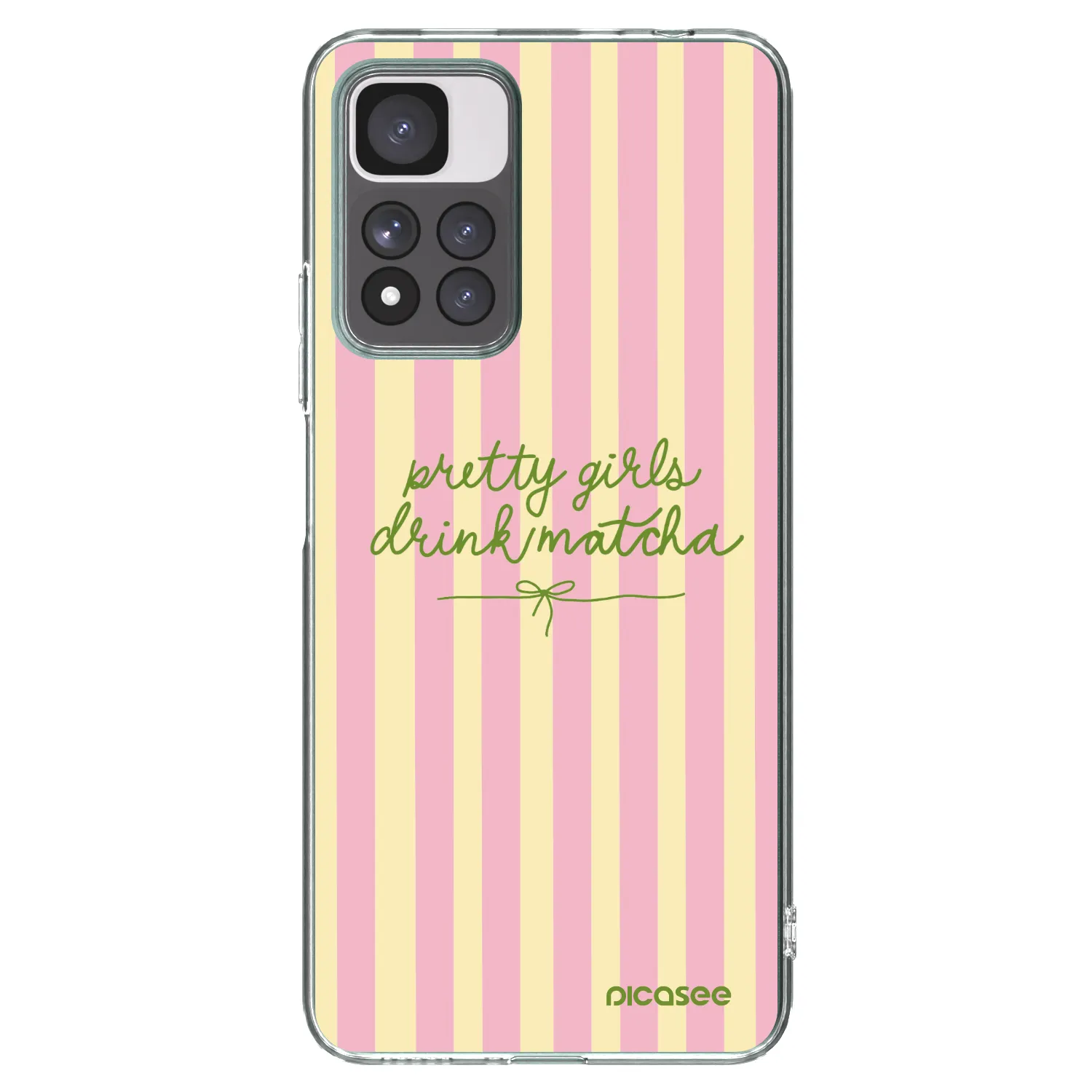 Picasee silikónový prehľadný obal pre Xiaomi Redmi Note 11 Pro+ 5G - Pretty matcha