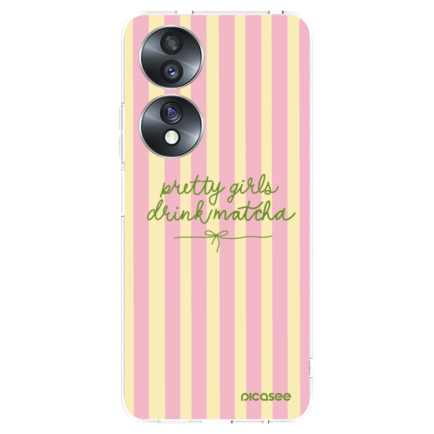 Picasee silikónový prehľadný obal pre Honor 70 - Pretty matcha
