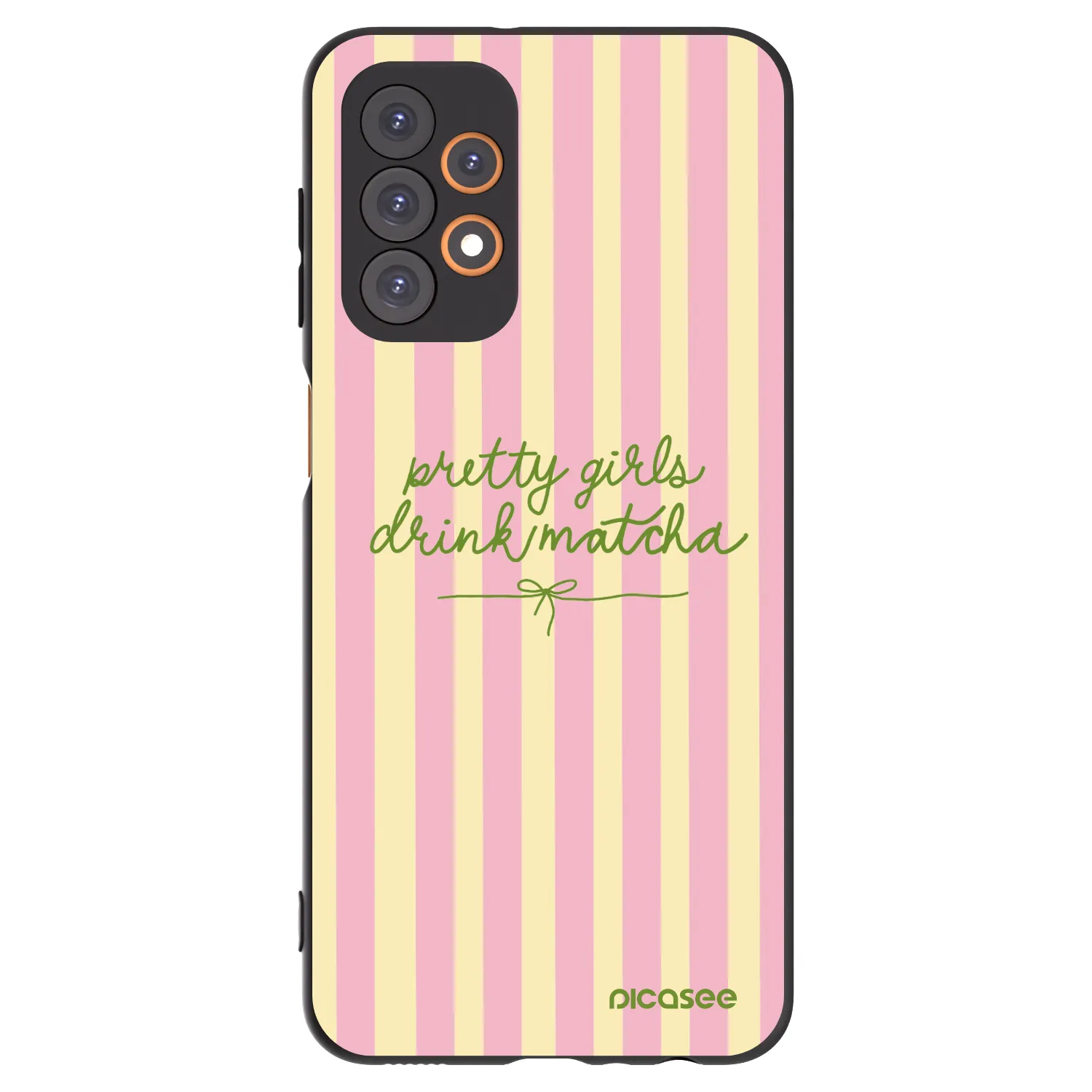 Picasee silikónový čierny obal pre Samsung Galaxy A23 A235F 4G - Pretty matcha