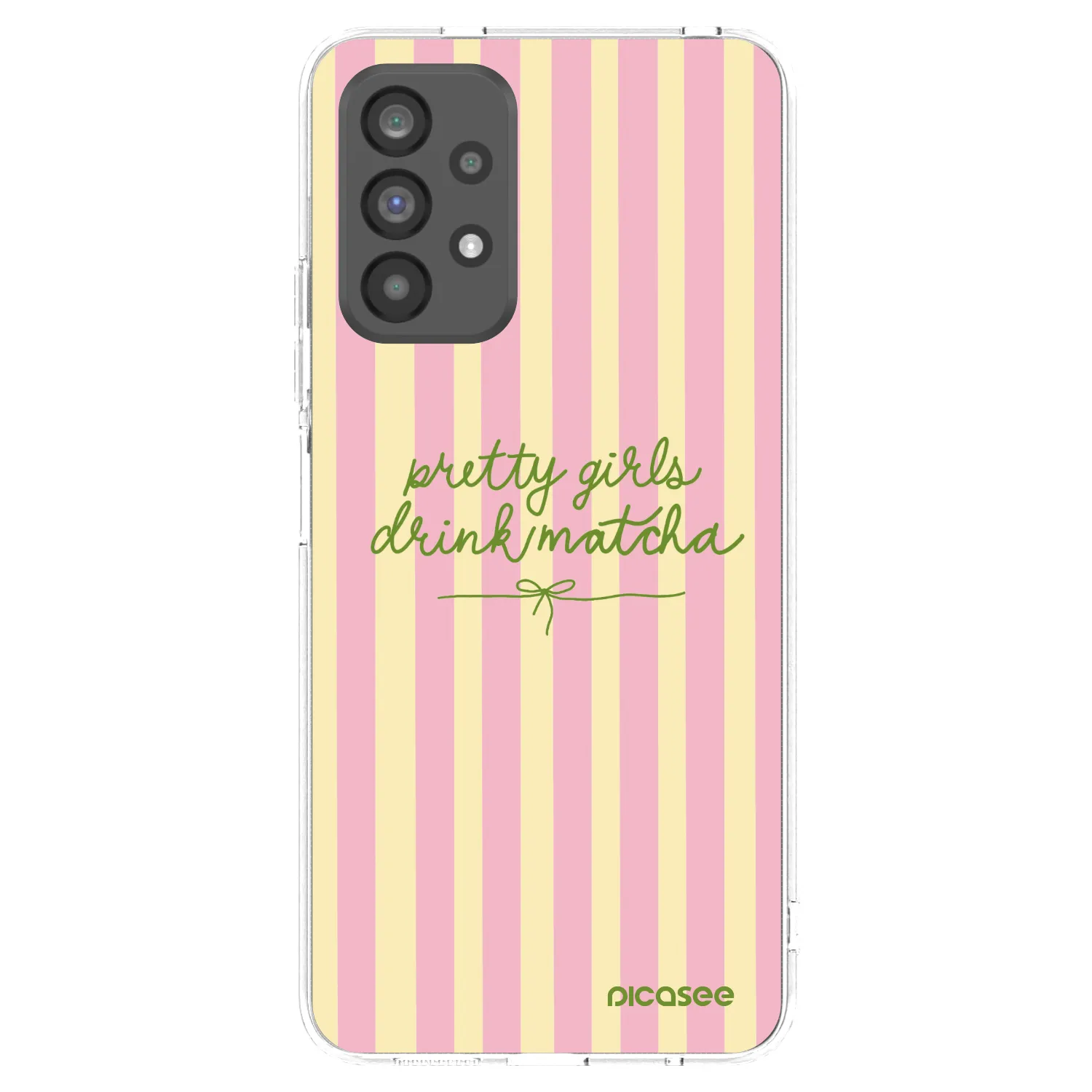 Picasee silikónový prehľadný obal pre Samsung Galaxy A73 5G - Pretty matcha
