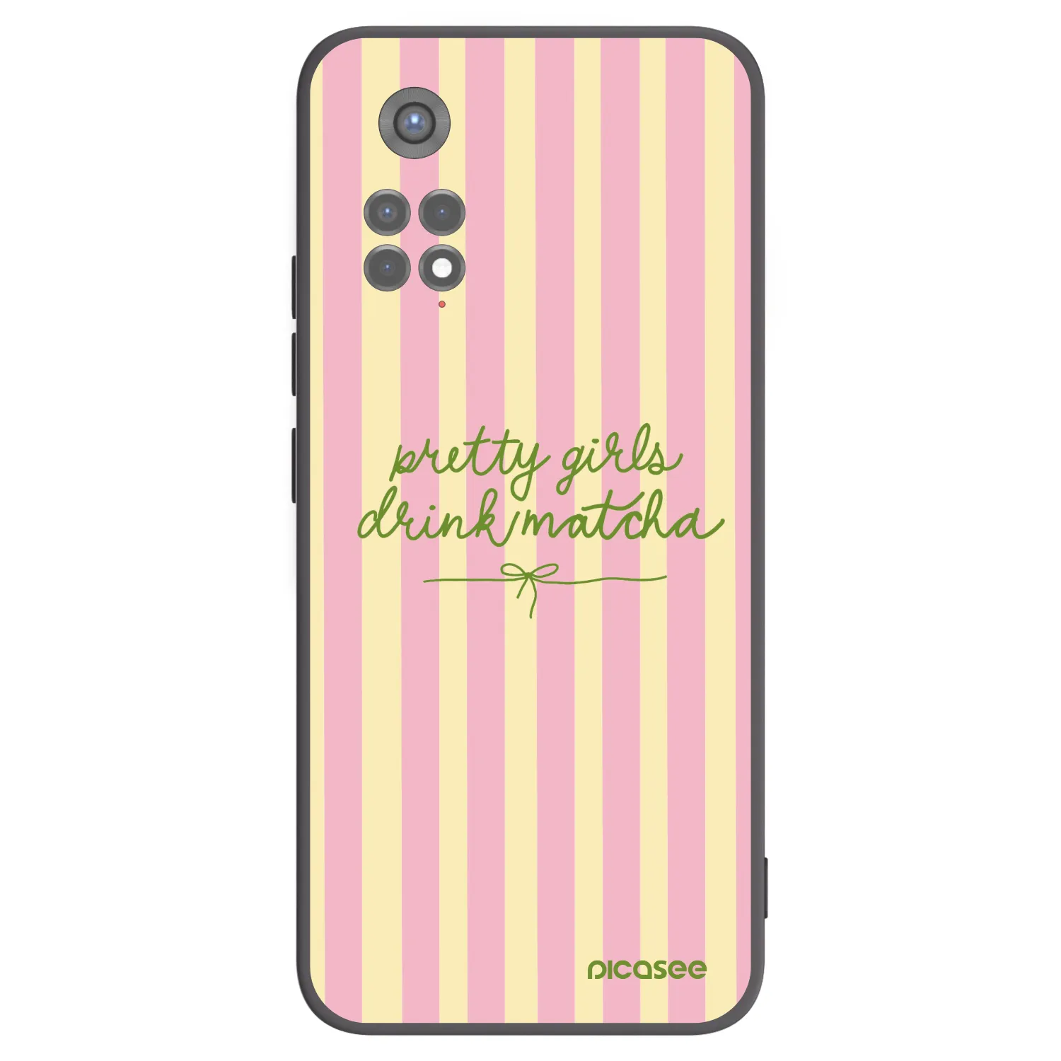 Picasee silikónový čierny obal pre Xiaomi Redmi Note 11S 5G - Pretty matcha