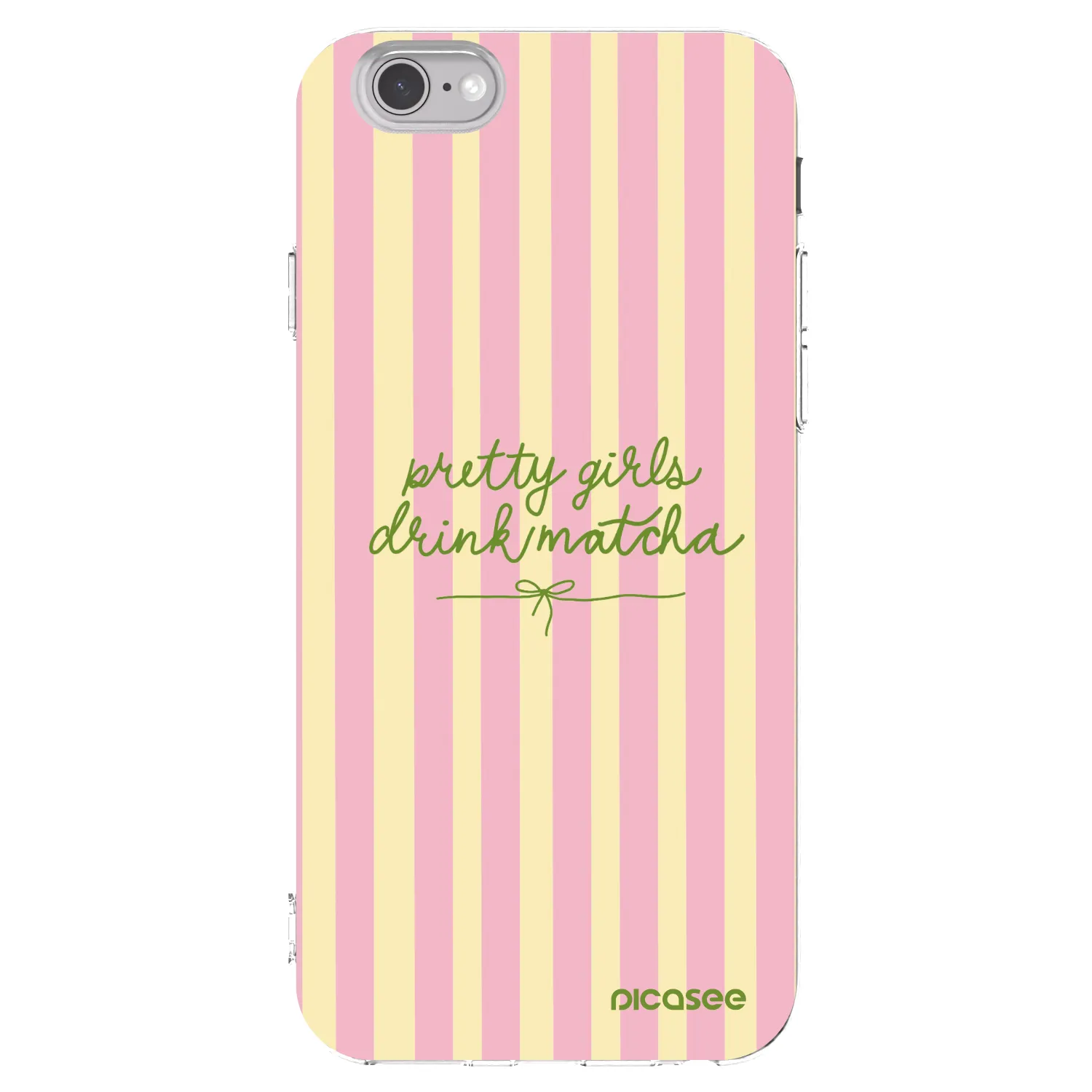 Picasee silikónový prehľadný obal pre Apple iPhone 6/6S - Pretty matcha