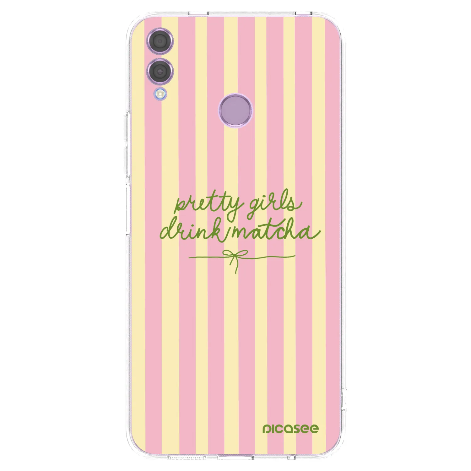 Picasee silikónový prehľadný obal pre Honor 8X - Pretty matcha
