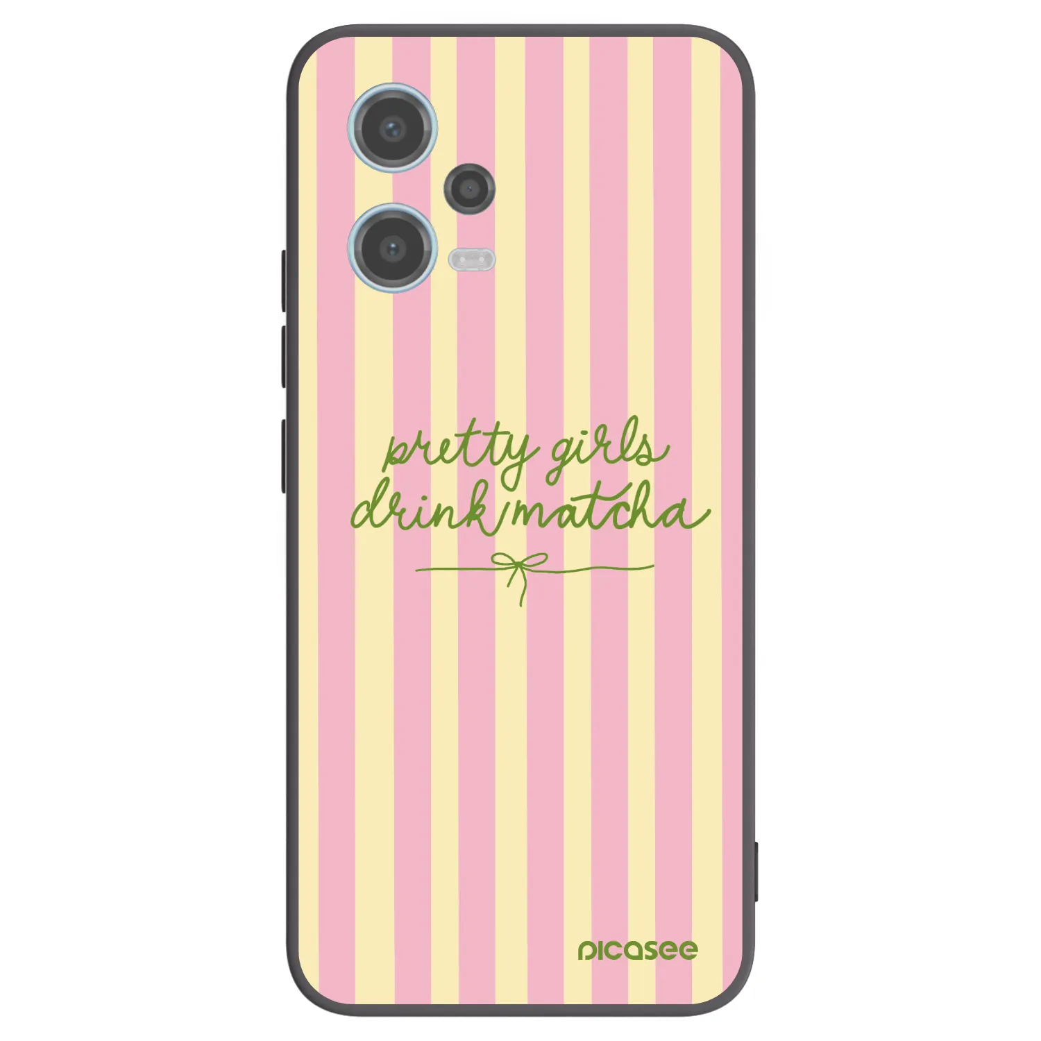 Picasee silikónový čierny obal pre Xiaomi Redmi Note 12 5G - Pretty matcha