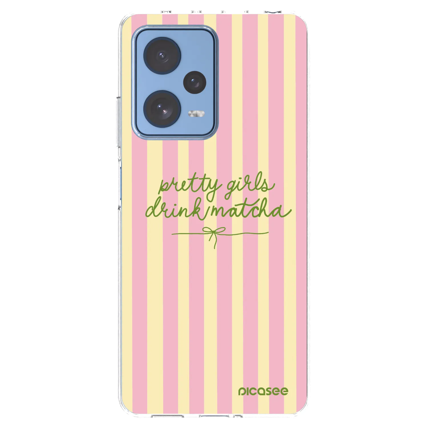 Picasee silikónový prehľadný obal pre Xiaomi Redmi Note 12 Pro 5G - Pretty matcha