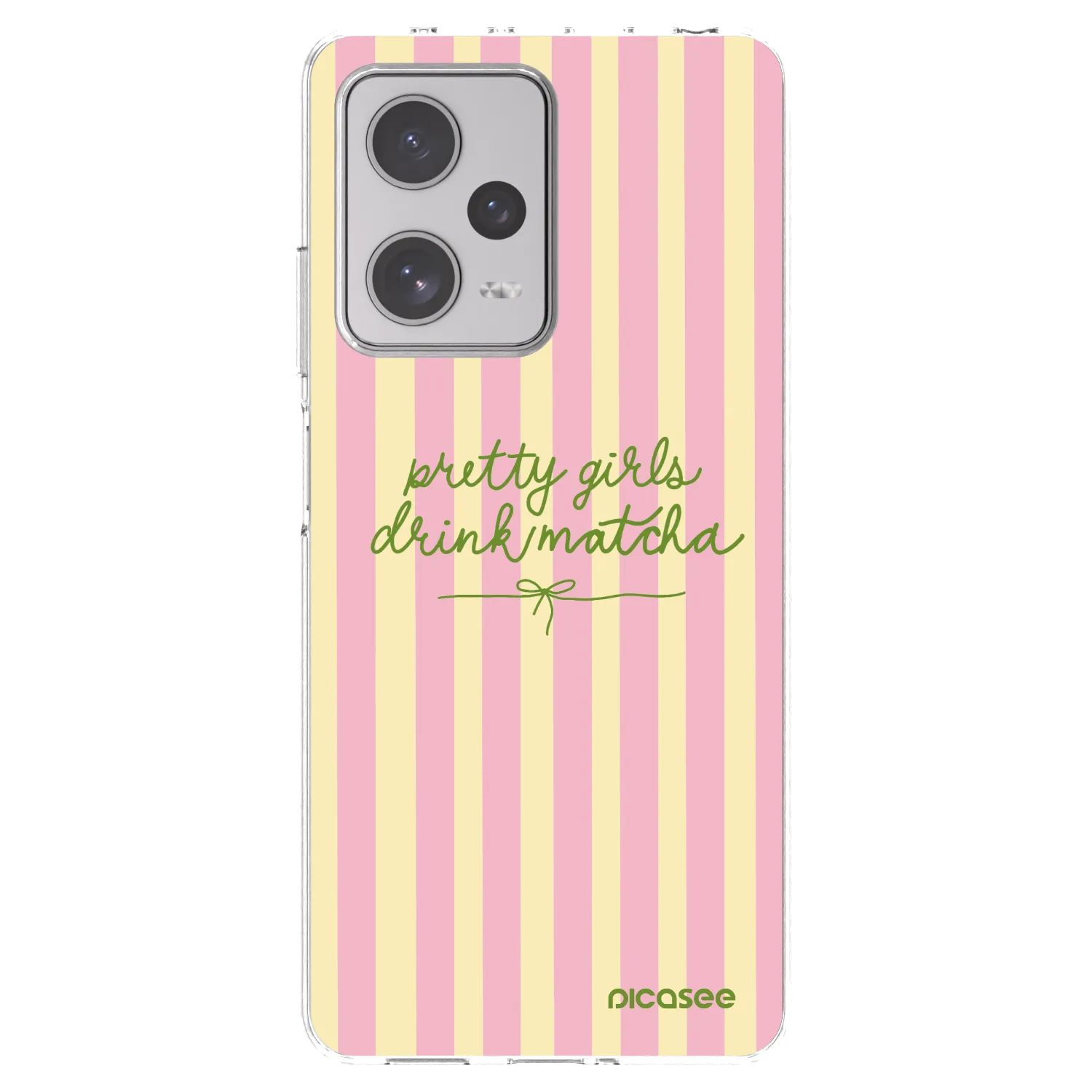 Picasee silikónový prehľadný obal pre Xiaomi Redmi Note 12 Pro+ 5G - Pretty matcha