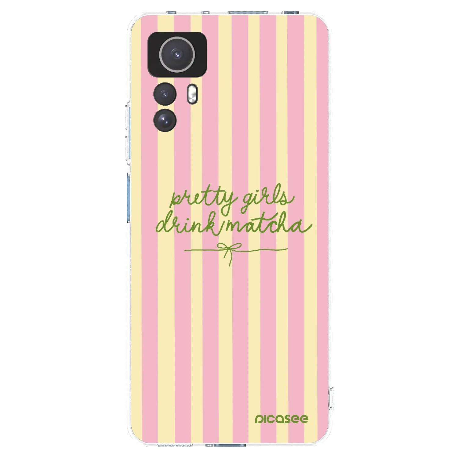 Picasee silikónový prehľadný obal pre Xiaomi Redmi Note 12S - Pretty matcha