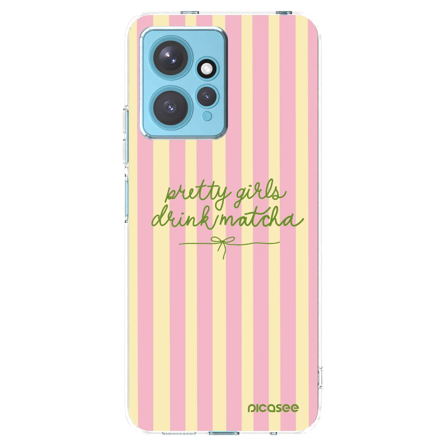 Picasee silikónový prehľadný obal pre Xiaomi Redmi Note 12 4G - Pretty matcha