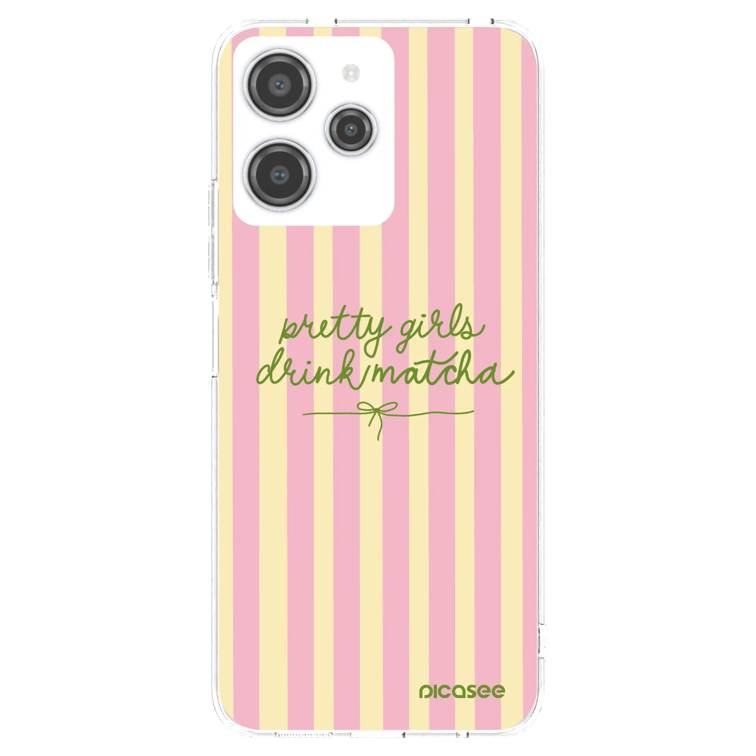 Picasee silikónový prehľadný obal pre Xiaomi Redmi 12 4G - Pretty matcha