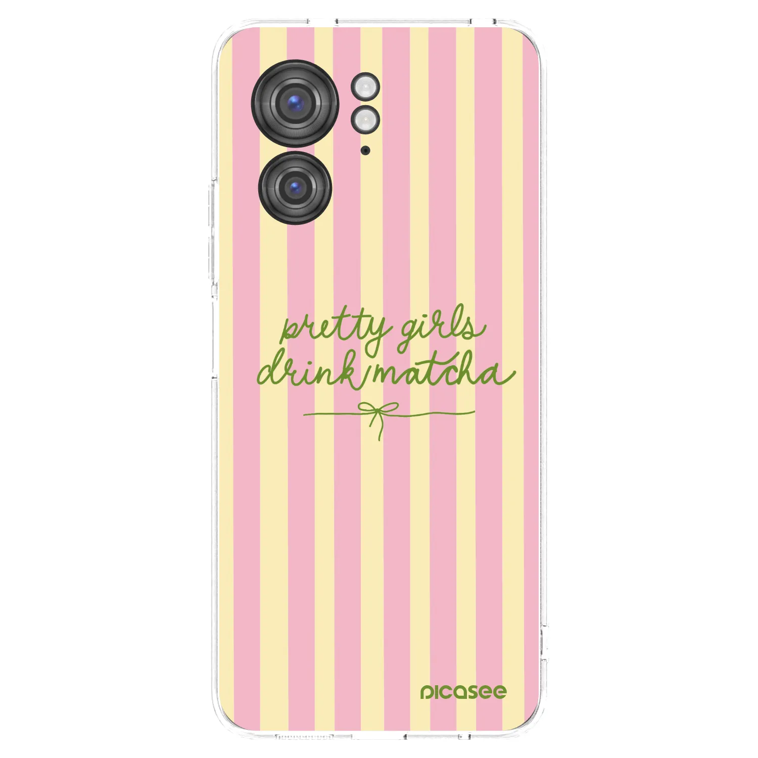 Picasee silikónový prehľadný obal pre Motorola Edge 40 - Pretty matcha