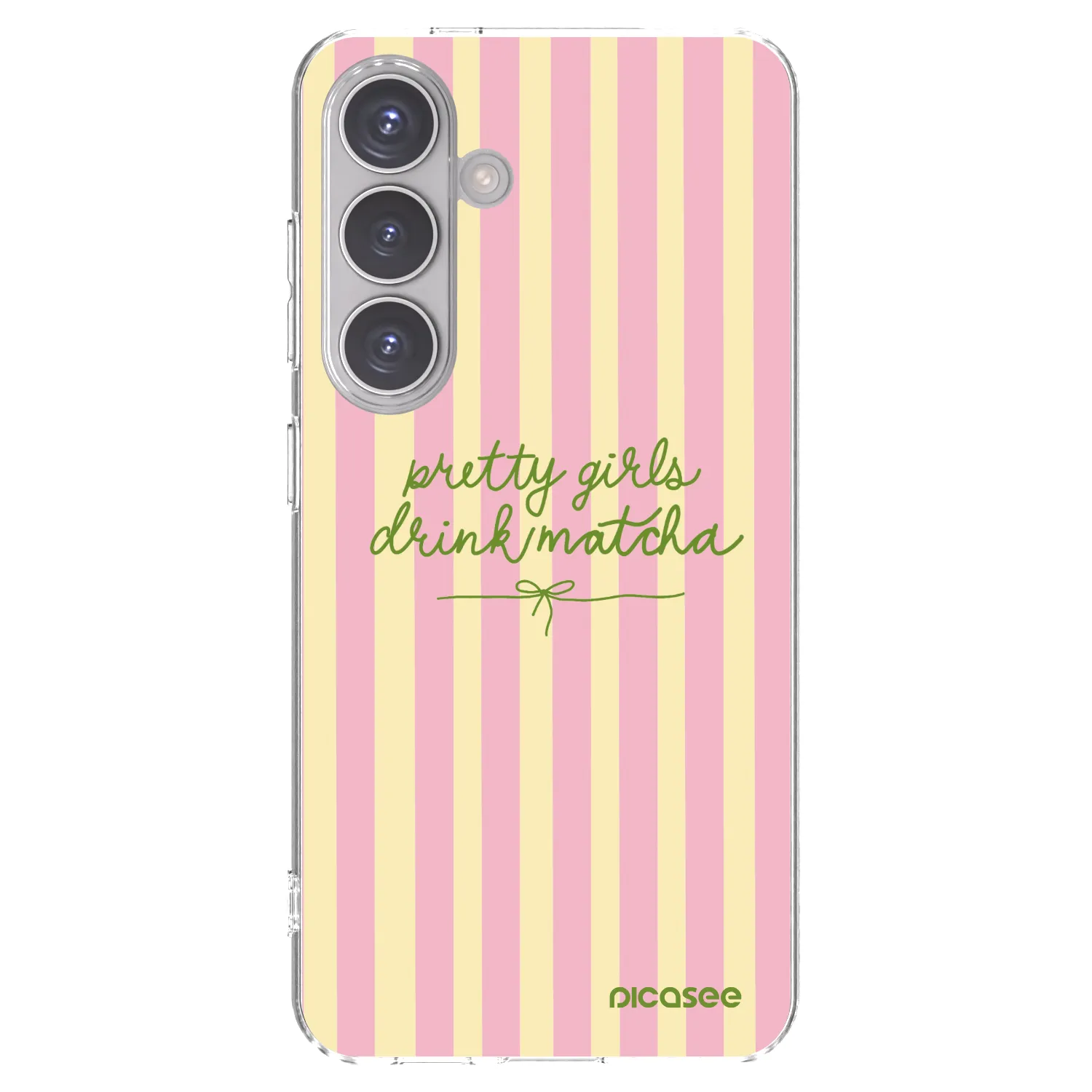 Picasee silikónový prehľadný obal pre Samsung Galaxy S24 S921B 5G - Pretty matcha