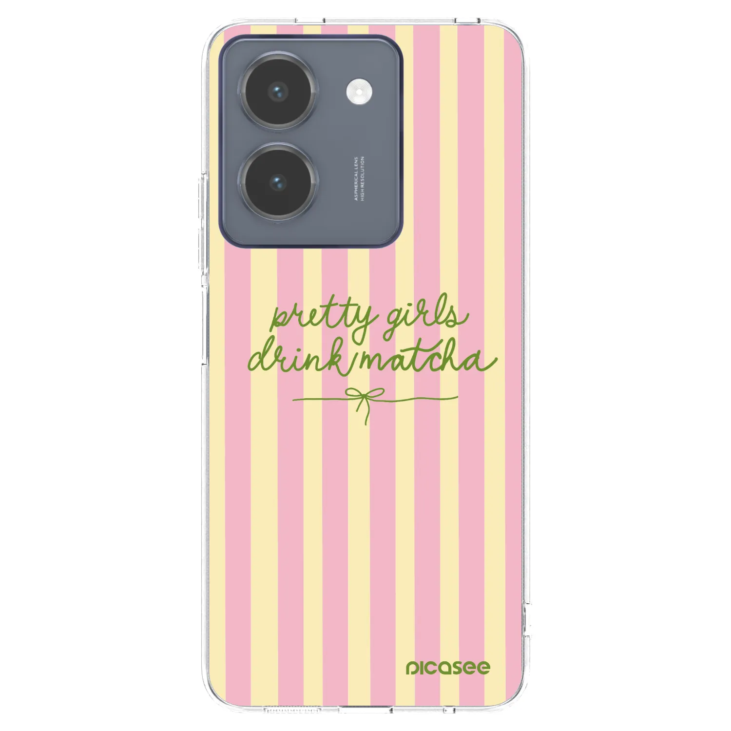Picasee silikónový prehľadný obal pre Vivo Y36 4G - Pretty matcha