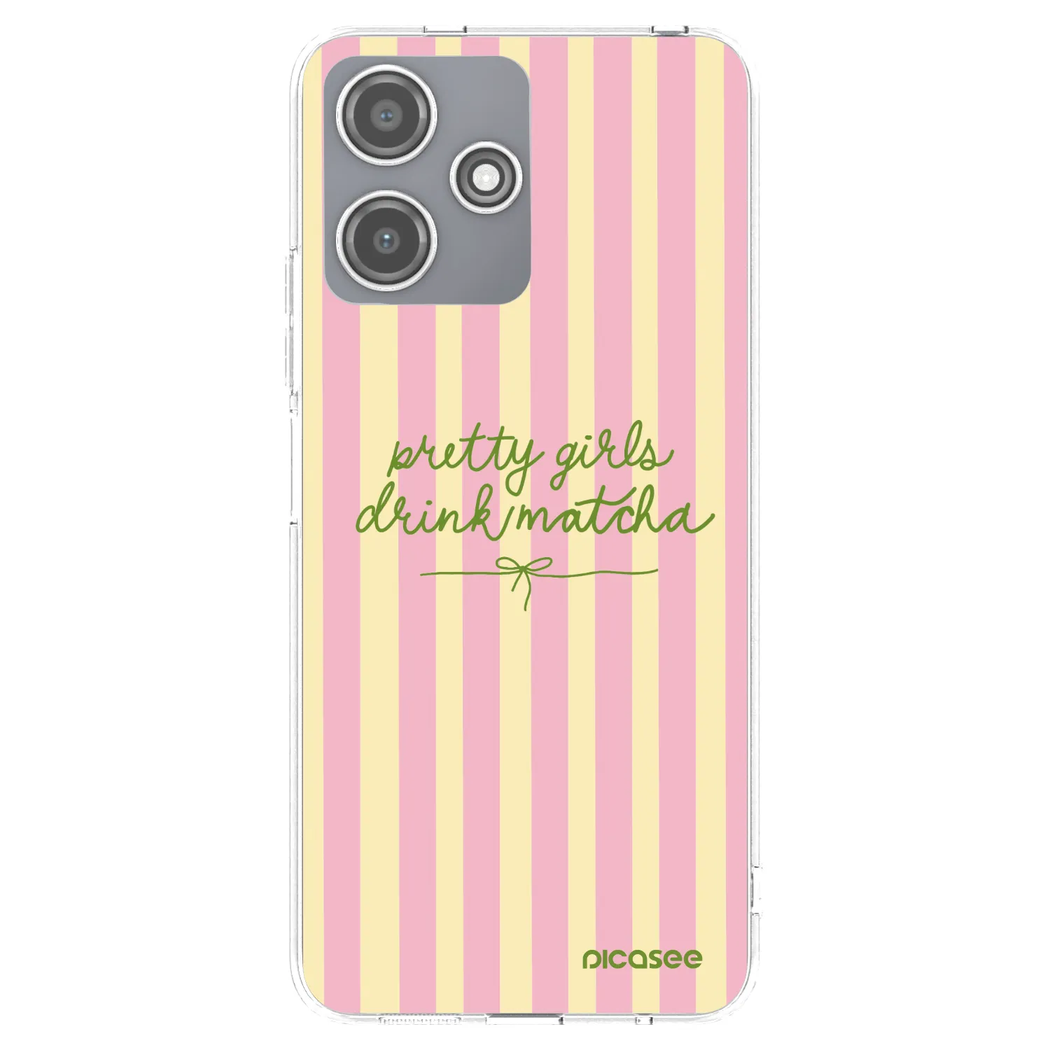 Picasee silikónový prehľadný obal pre Xiaomi Redmi 12 5G - Pretty matcha