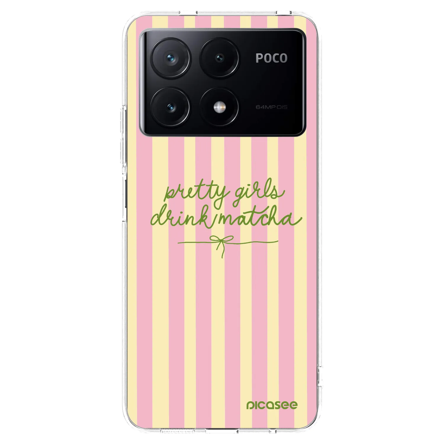 Picasee silikónový prehľadný obal pre Xiaomi Poco X6 Pro - Pretty matcha