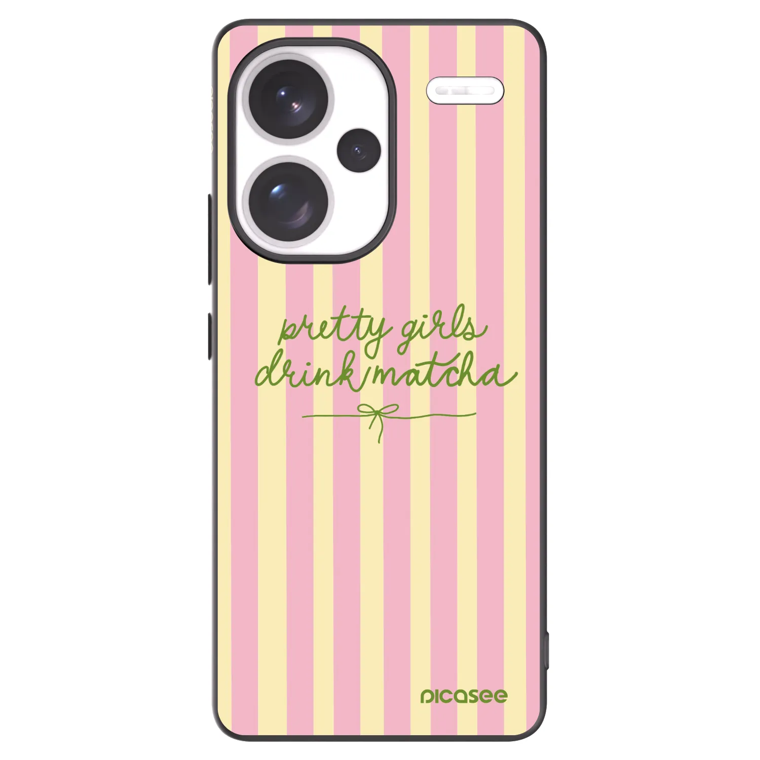 Picasee silikónový čierny obal pre Xiaomi Redmi Note 13 Pro+ 5G - Pretty matcha