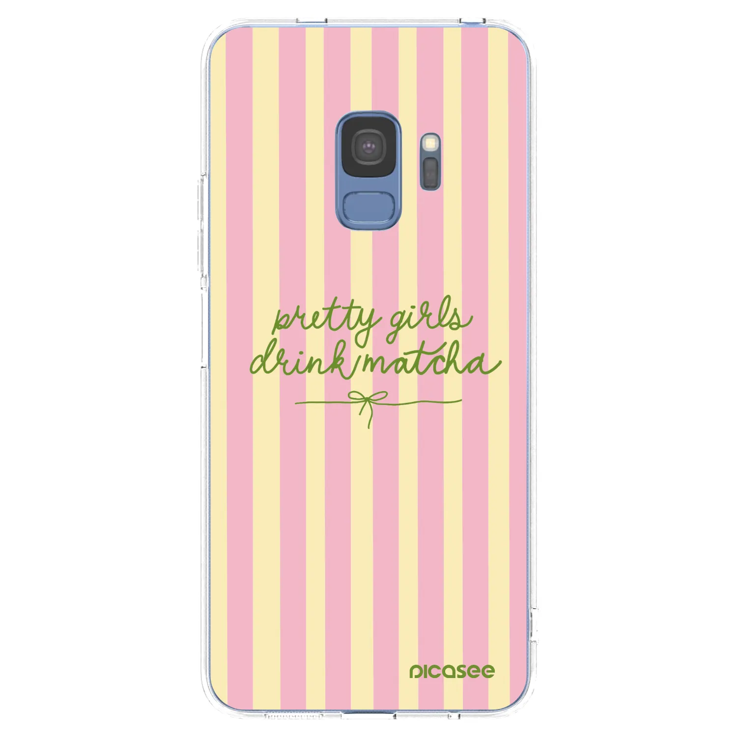 Picasee silikónový prehľadný obal pre Samsung Galaxy S9 G960F - Pretty matcha