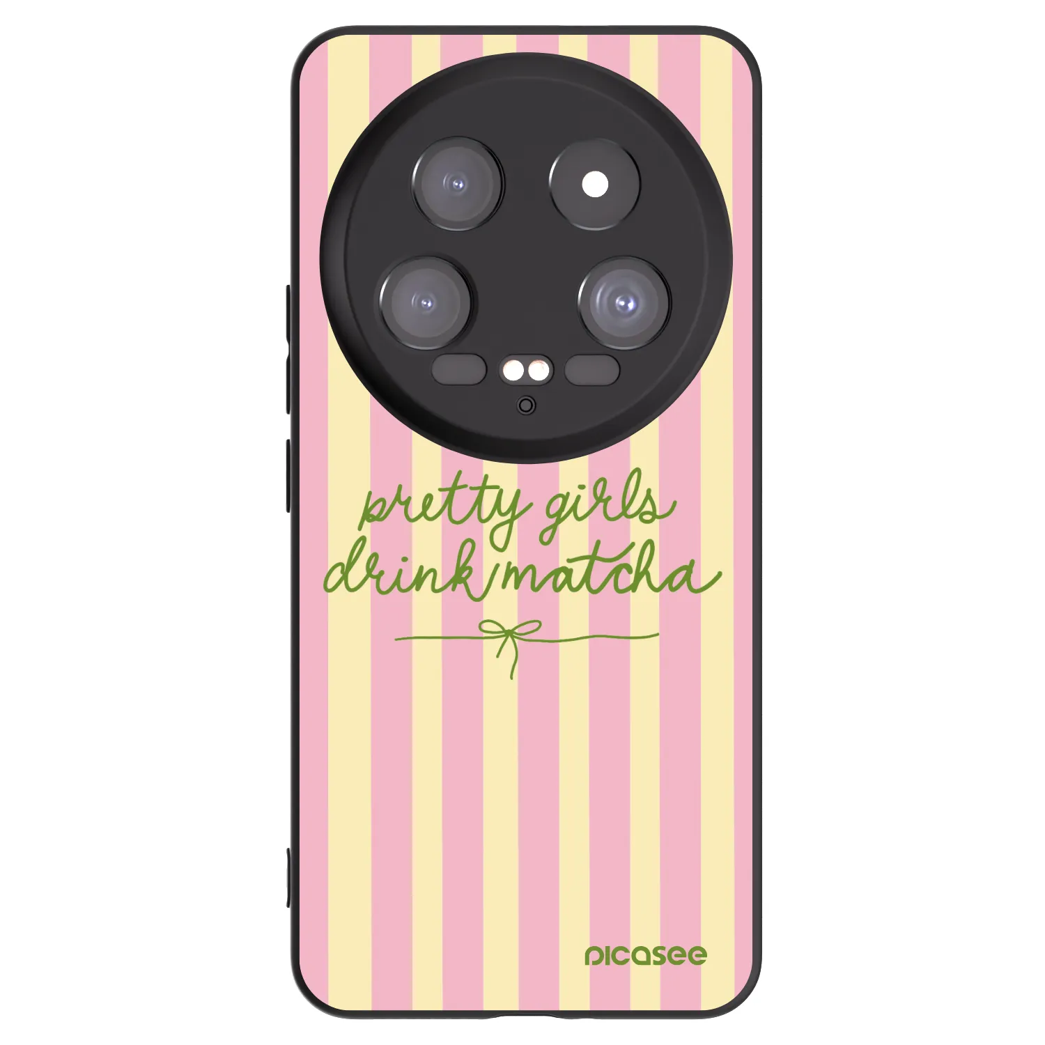 Picasee silikónový čierny obal pre Xiaomi 14 Ultra - Pretty matcha