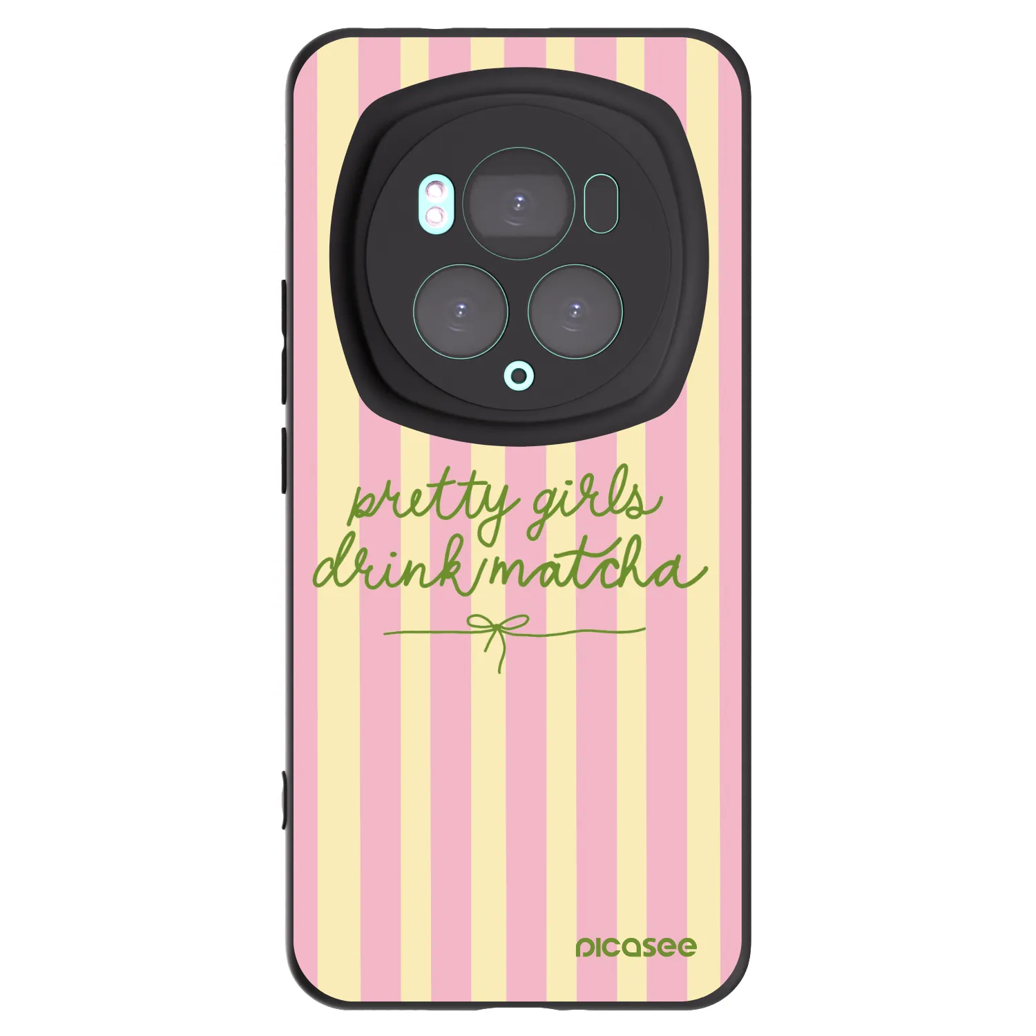 Picasee silikónový čierny obal pre Honor Magic6 Pro - Pretty matcha