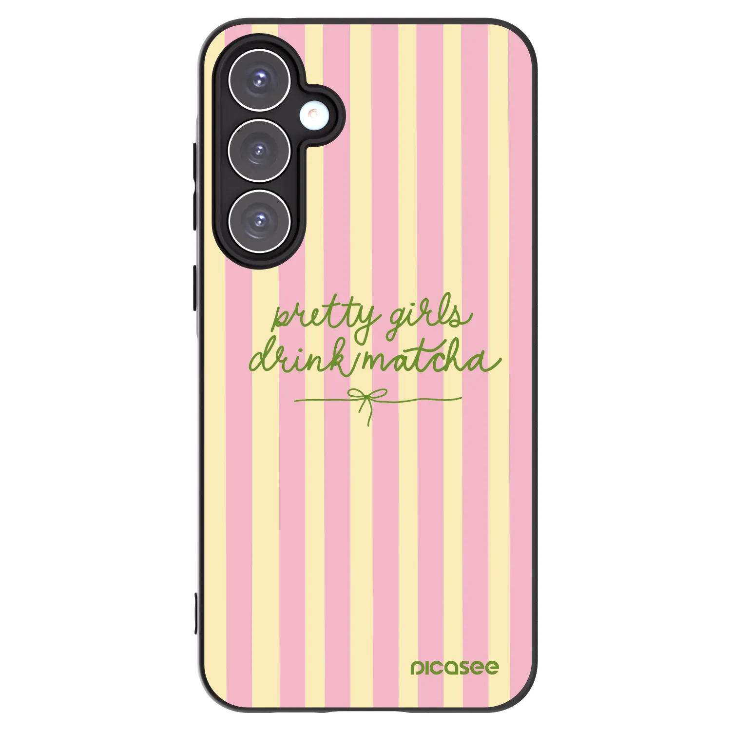 Picasee silikónový čierny obal pre Samsung Galaxy A55 5G A556B - Pretty matcha