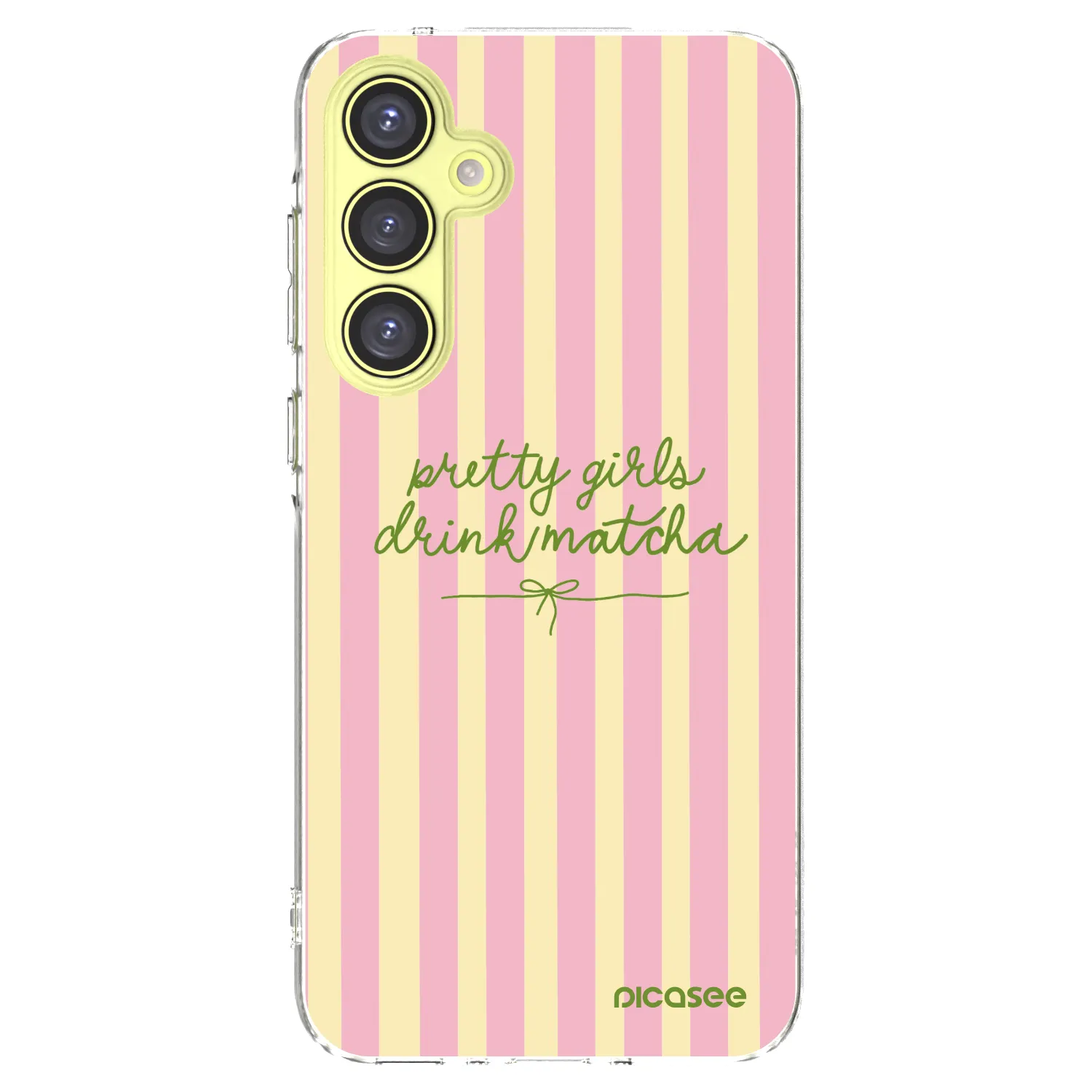 Picasee silikónový prehľadný obal pre Samsung Galaxy A35 5G A356B - Pretty matcha