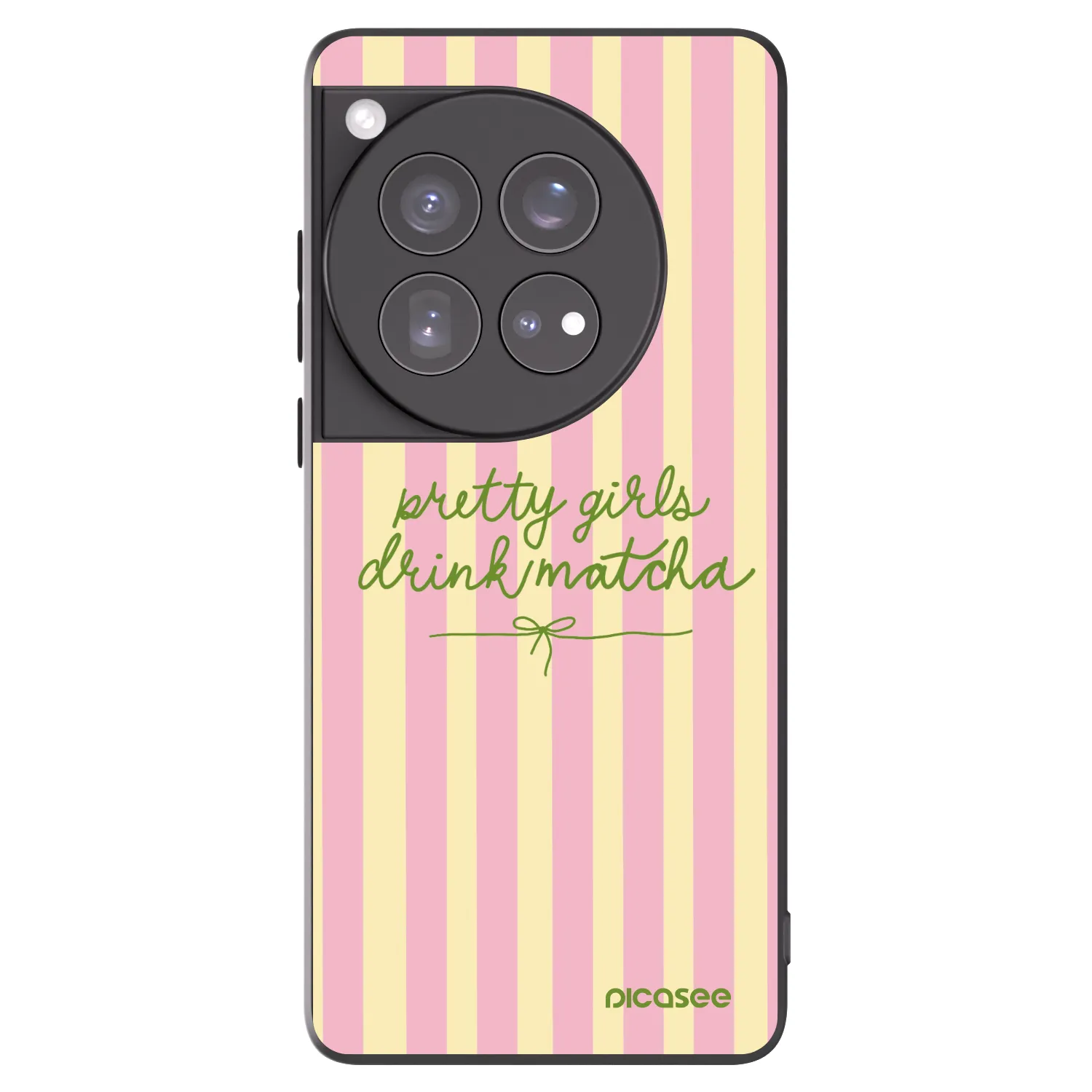 Picasee silikónový čierny obal pre OnePlus 12 5G - Pretty matcha