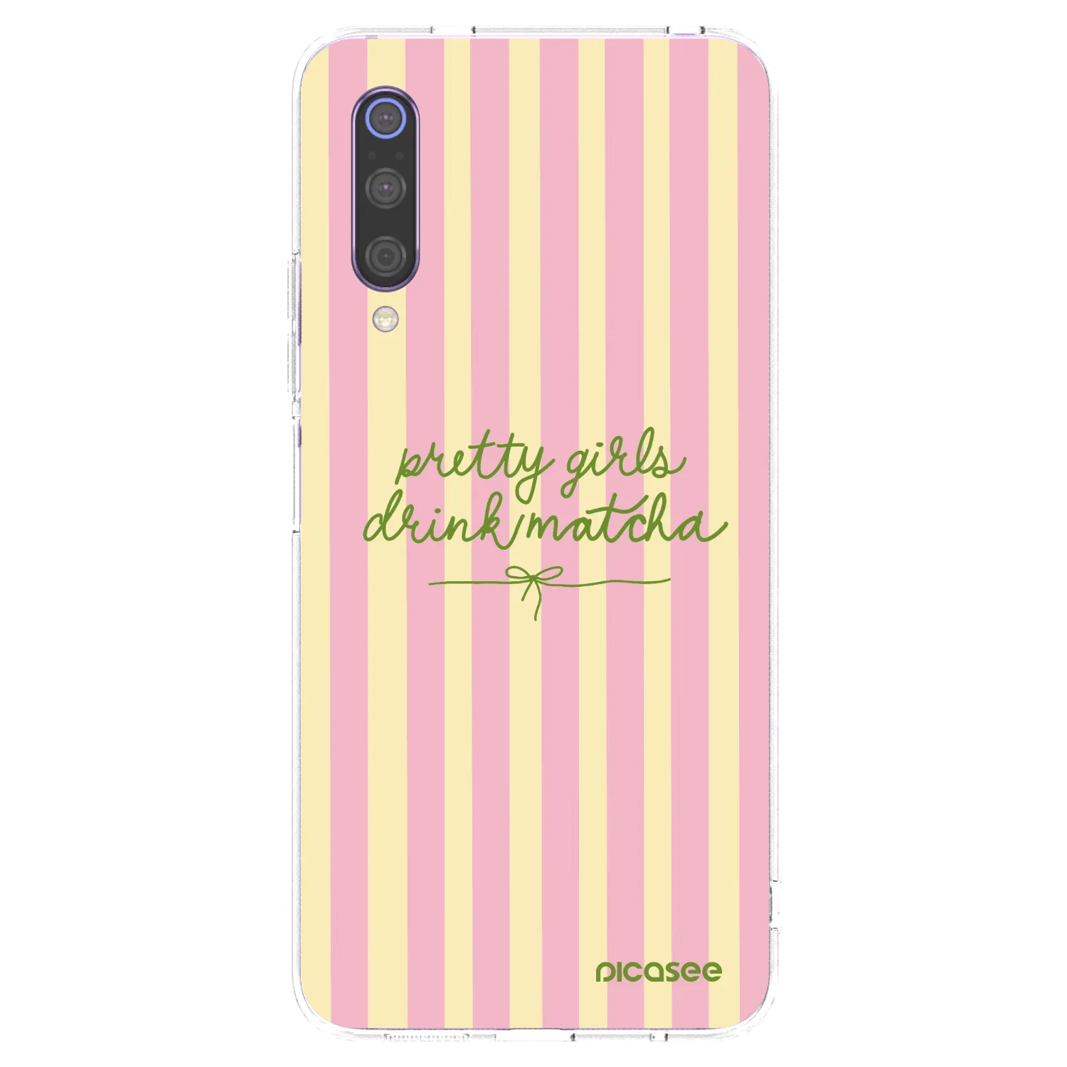 Picasee silikónový prehľadný obal pre Xiaomi Mi 9 - Pretty matcha