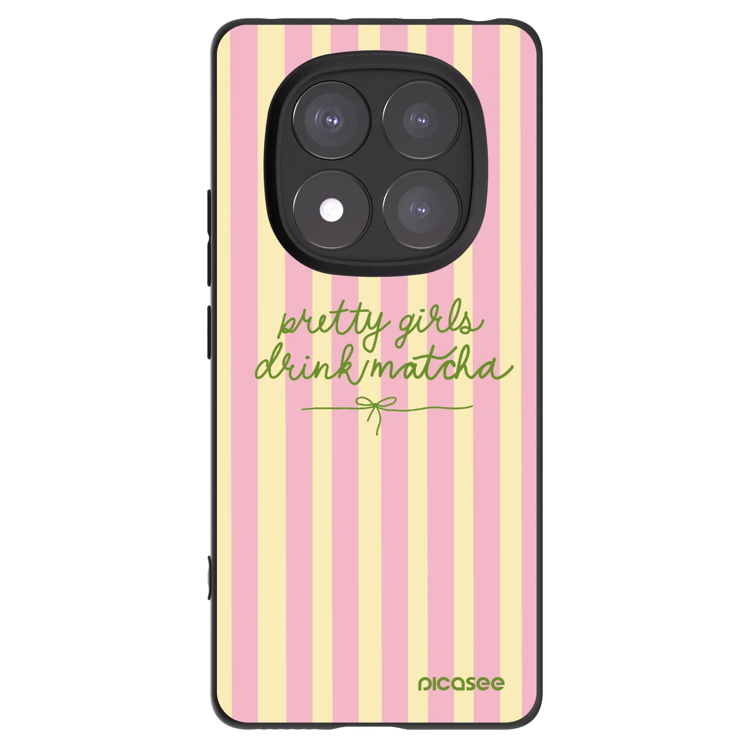 Picasee silikónový čierny obal pre Xiaomi Redmi Note 14 Pro 5G - Pretty matcha