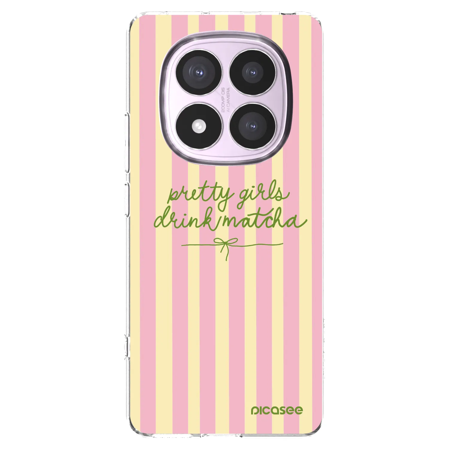 Picasee silikónový prehľadný obal pre Xiaomi Redmi Note 14 Pro 5G - Pretty matcha