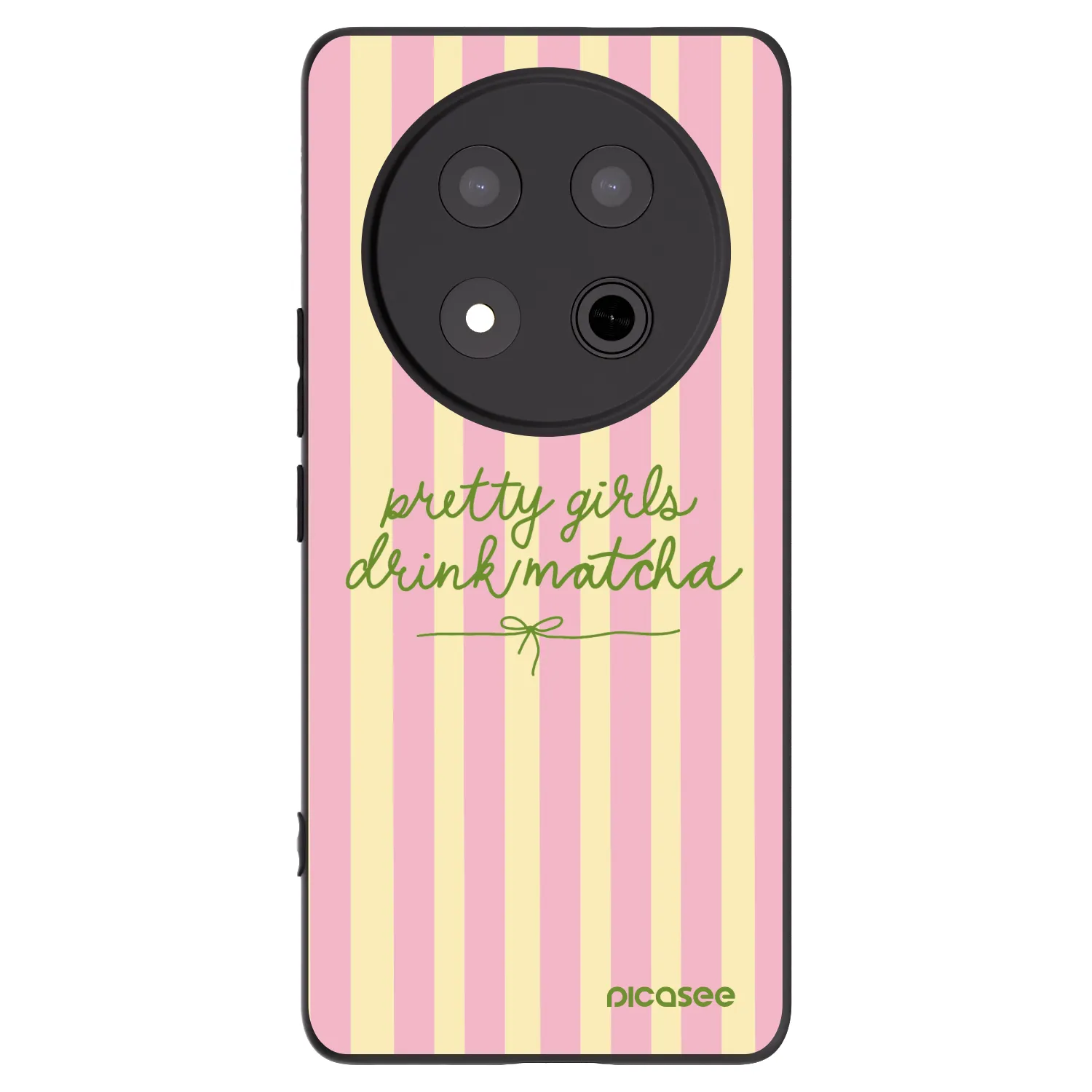 Picasee silikónový čierny obal pre Honor Magic7 Lite 5G - Pretty matcha