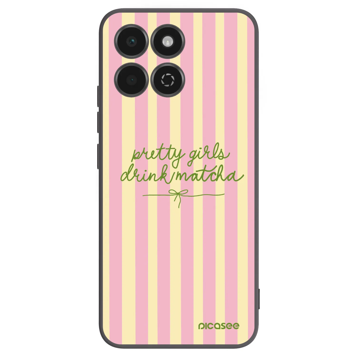 Picasee silikónový čierny obal pre Honor 200 Smart 5G - Pretty matcha