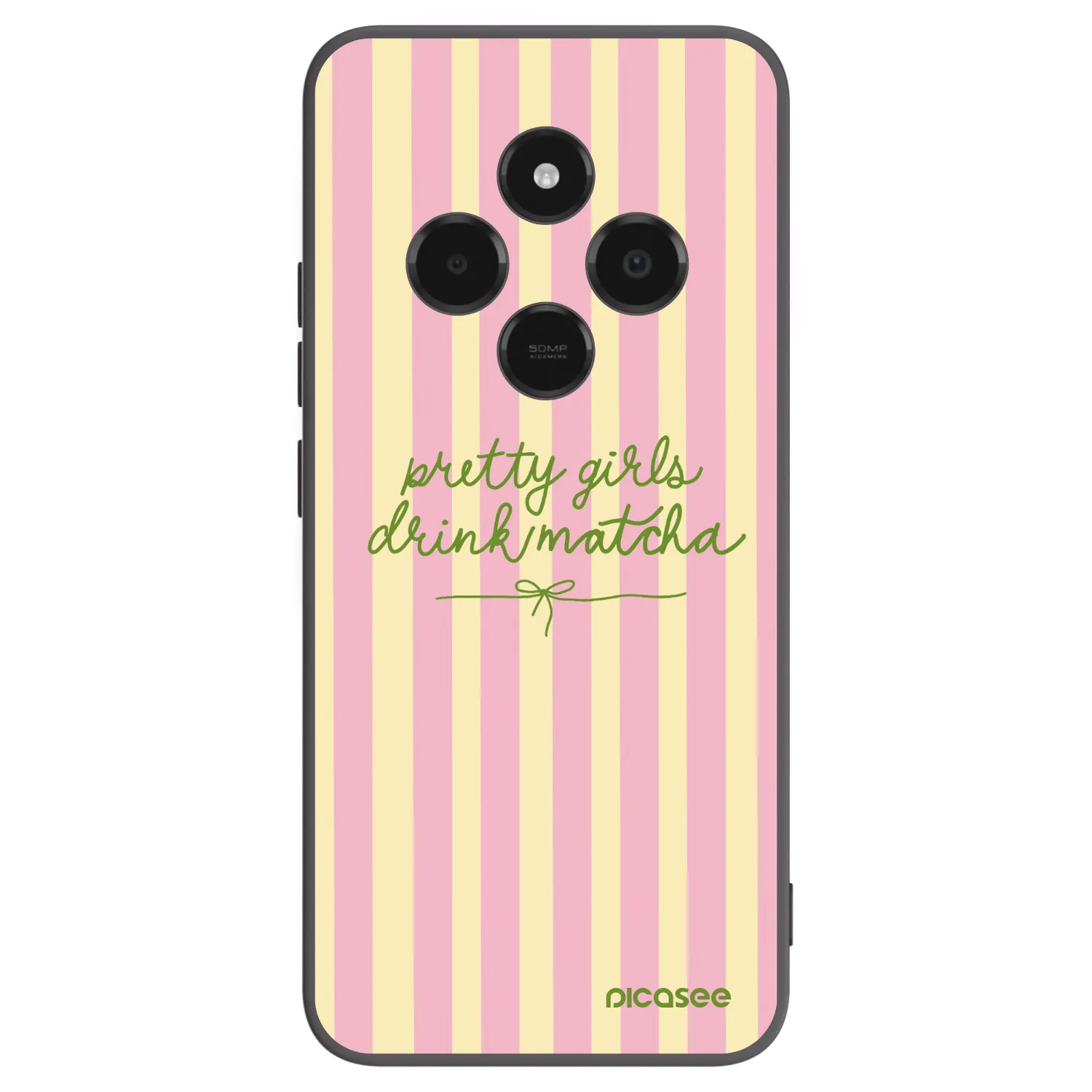 Picasee silikónový čierny obal pre Xiaomi Poco C75 - Pretty matcha