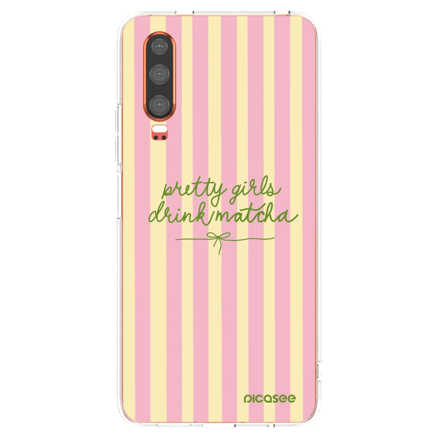 Picasee silikónový prehľadný obal pre Huawei P30 - Pretty matcha