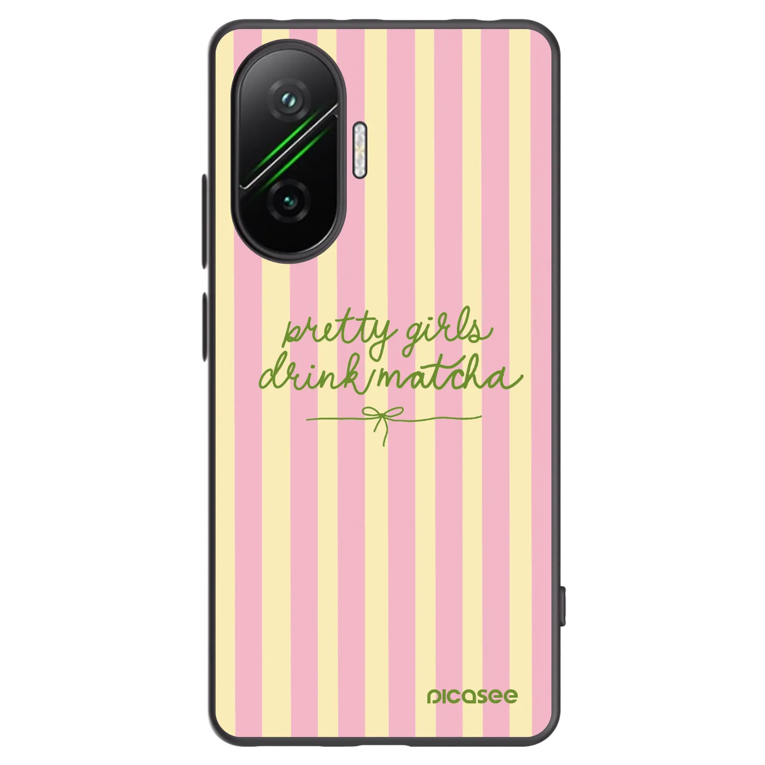 Picasee silikónový čierny obal pre Xiaomi Poco F7 Pro 5G - Pretty matcha