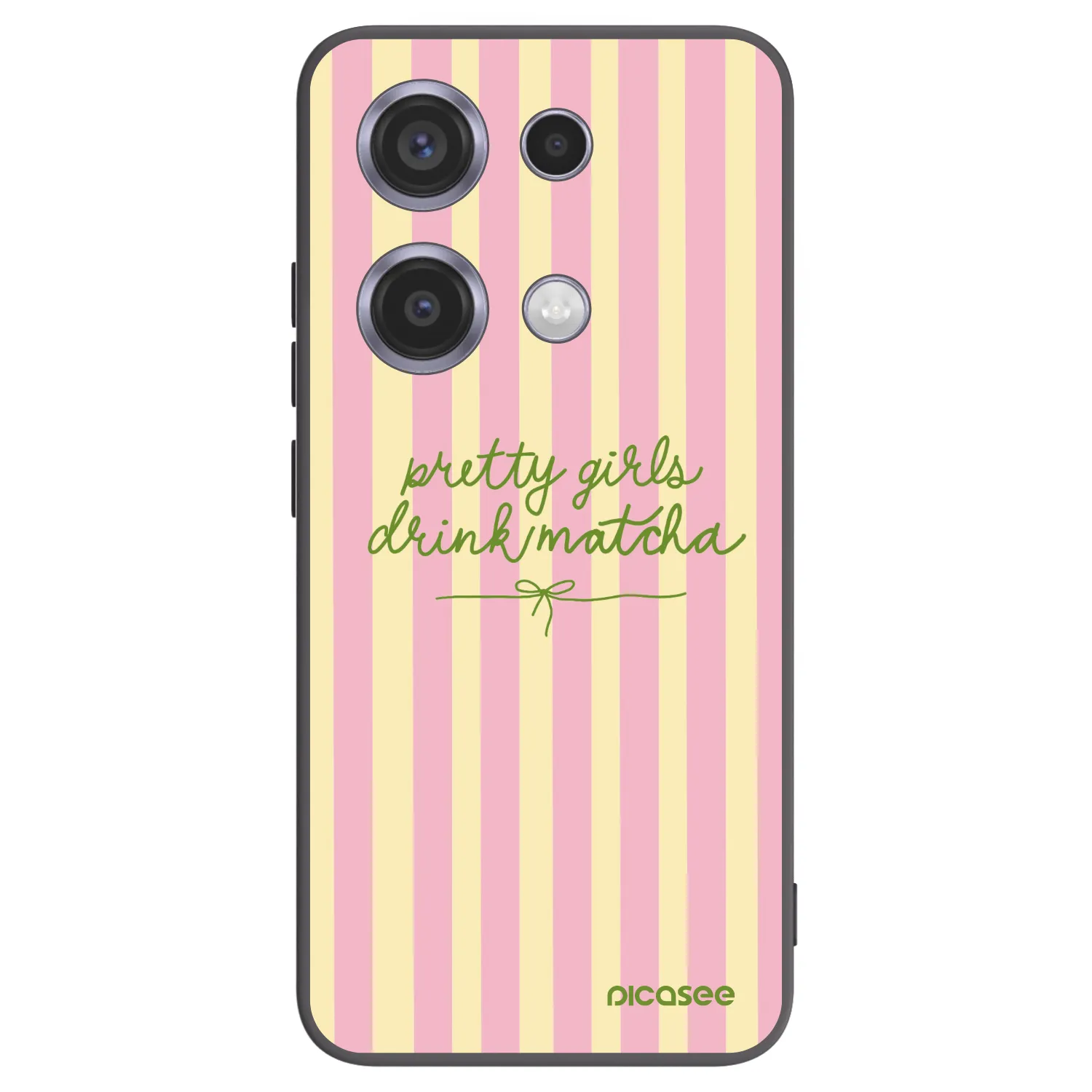 Picasee silikónový čierny obal pre Xiaomi Redmi Note 14S - Pretty matcha